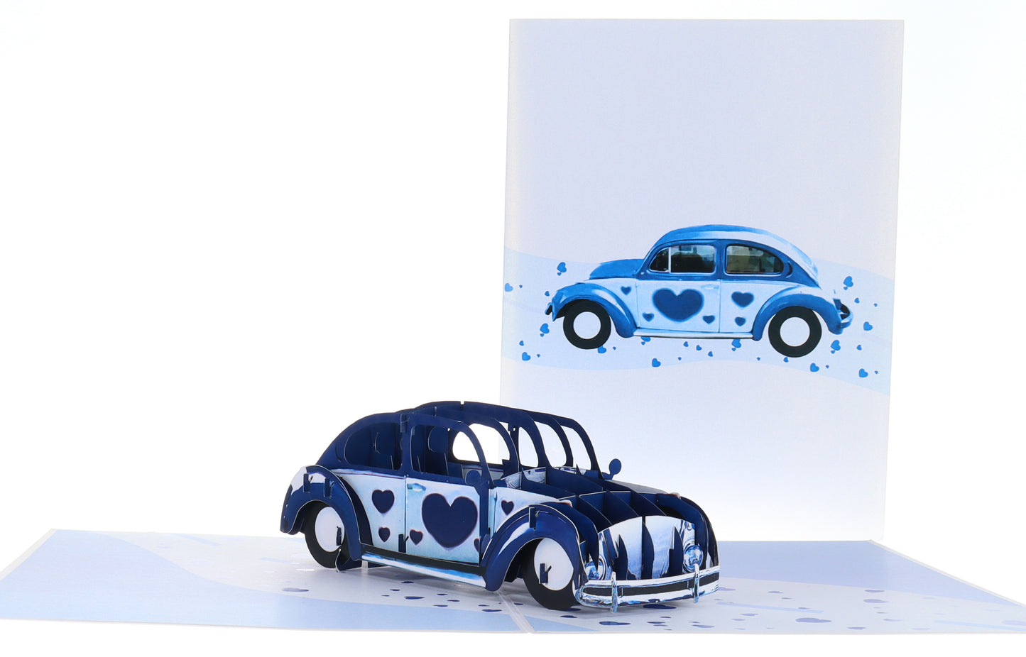 Blue Love Bug 3D Pop Up Greeting Card - All Occasion - Anniversary - Awesome - Birthday - Celebratio - iGifts And Cards
