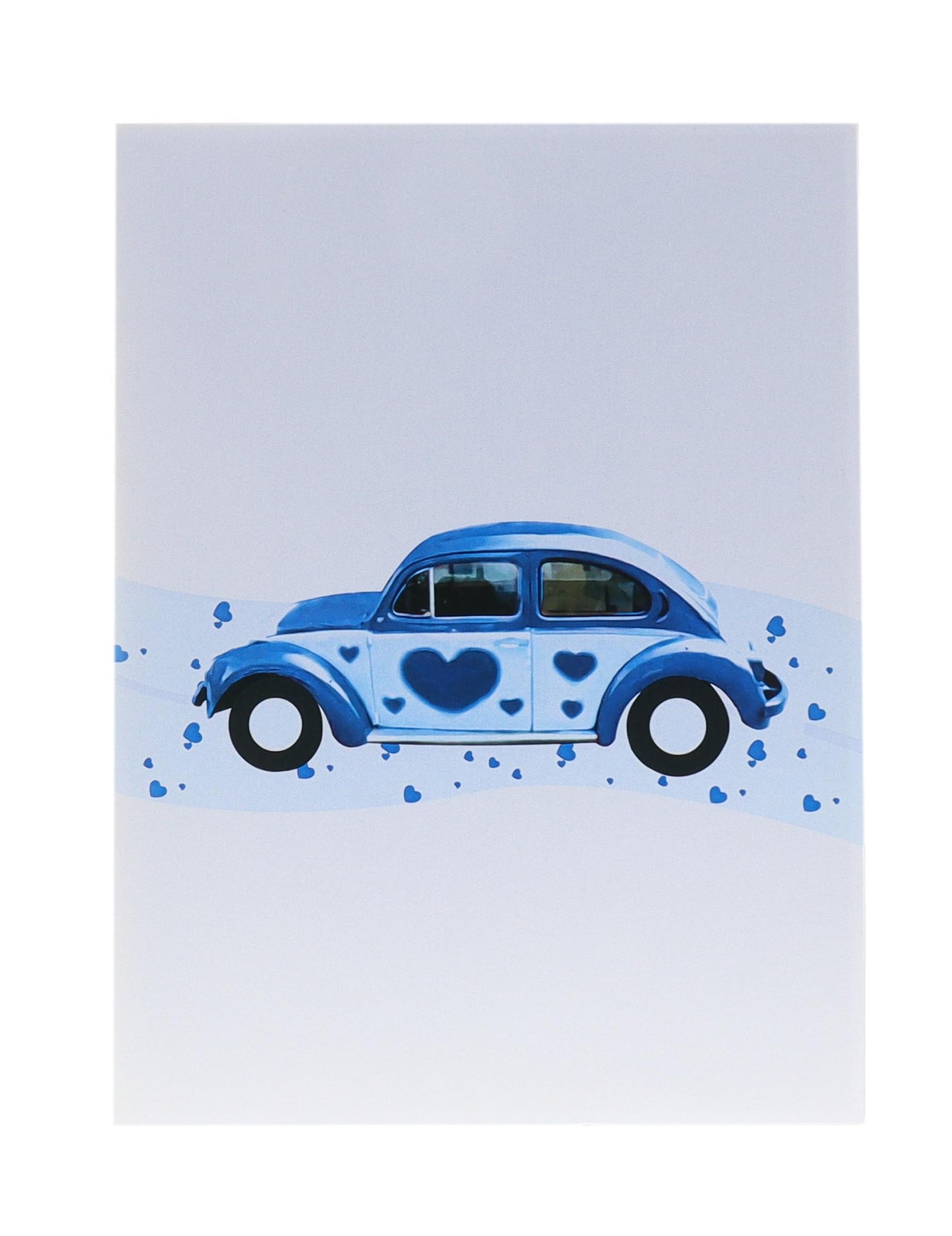 Blue Love Bug 3D Pop Up Greeting Card - All Occasion - Anniversary - Awesome - Birthday - Celebratio - iGifts And Cards