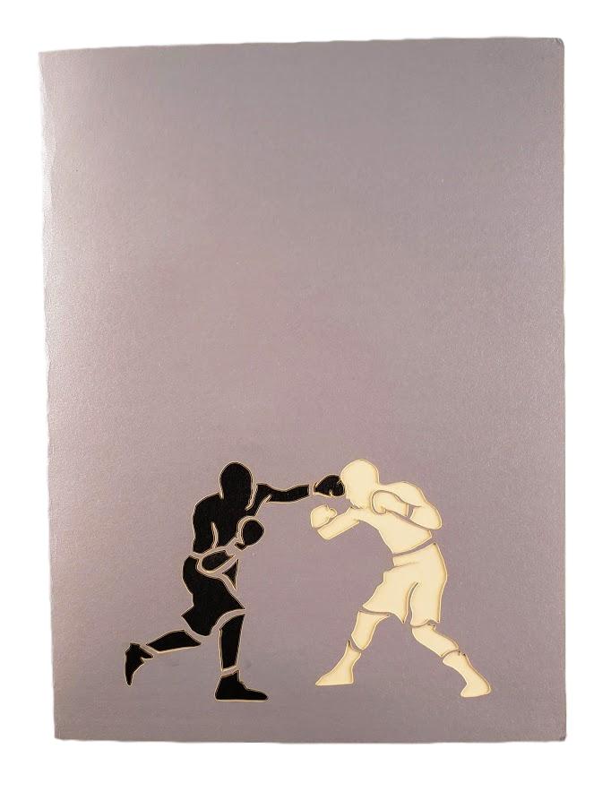 Boxing 3D Pop Up Greeting Card - Fitness - Fun - Just Because - Special Days - Sports - iGifts And Cards