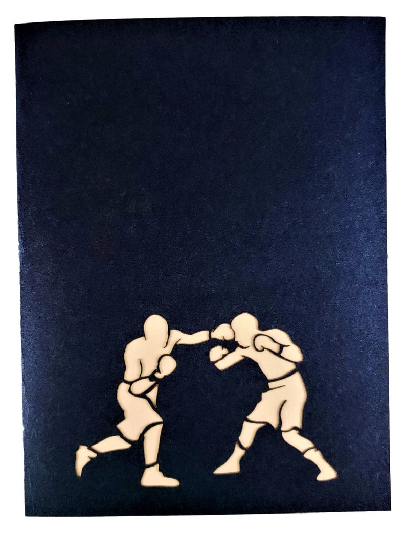Boxing II 3D Pop Up Greeting Card - Sports - iGifts And Cards