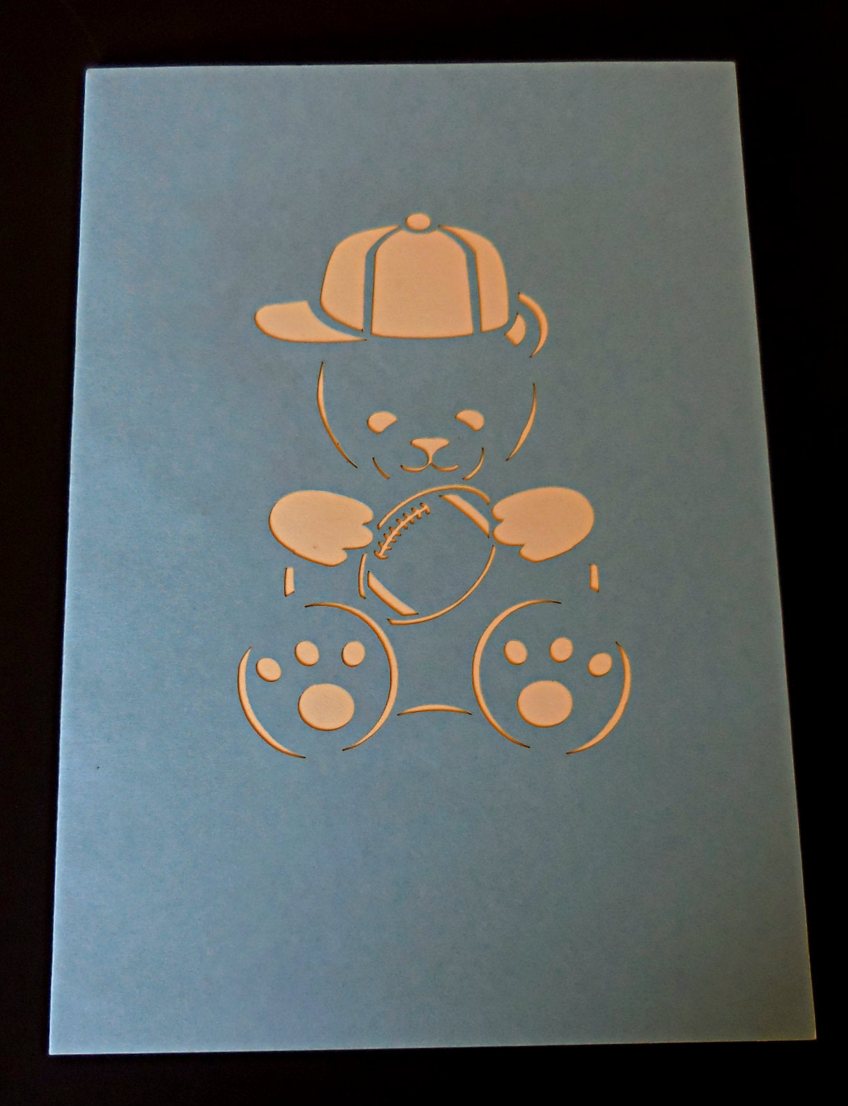 CUTPOPUP Get Well Soon Card Pop Up, Birthday 3D Greeting Card (Teddy Bear)