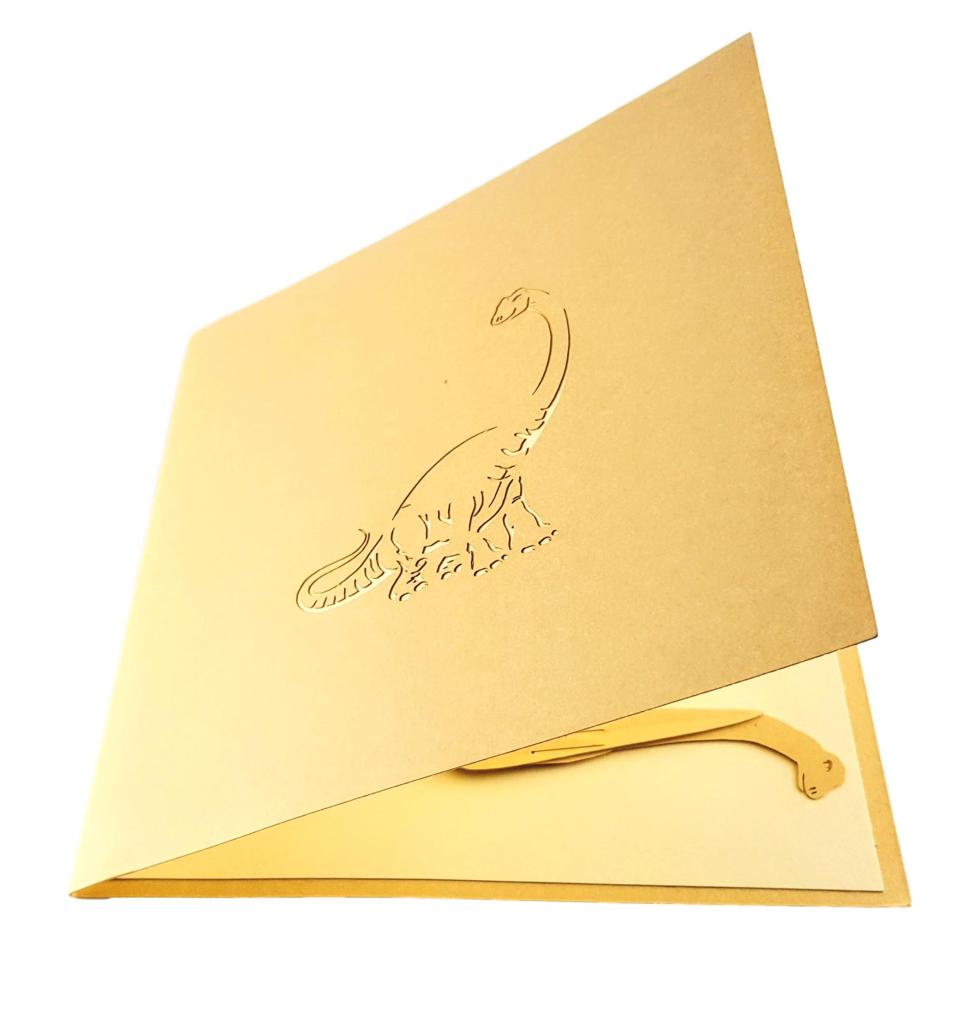 Long Neck Dinosaur 3D Pop Up Greeting Card - 99 shipping July 2020 - Animals - Birthday - Dino - Din - iGifts And Cards