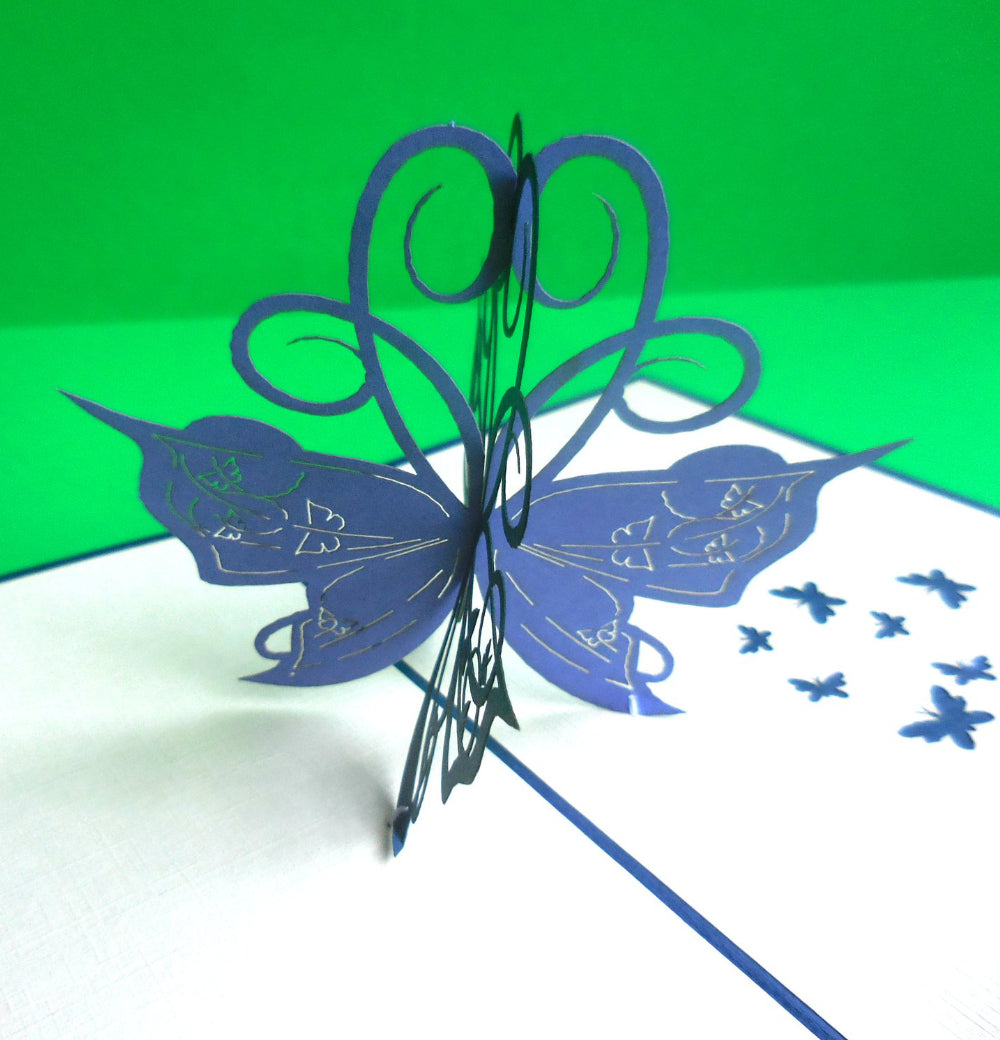 Butterfly 3D Pop Up Greeting Card - Easter - Fun - Get Well - Just Because - Love - Mother's Day - T - iGifts And Cards