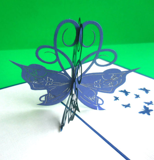 Butterfly 3D Pop Up Greeting Card - Easter - Fun - Get Well - Just Because - Love - Mother's Day - T - iGifts And Cards