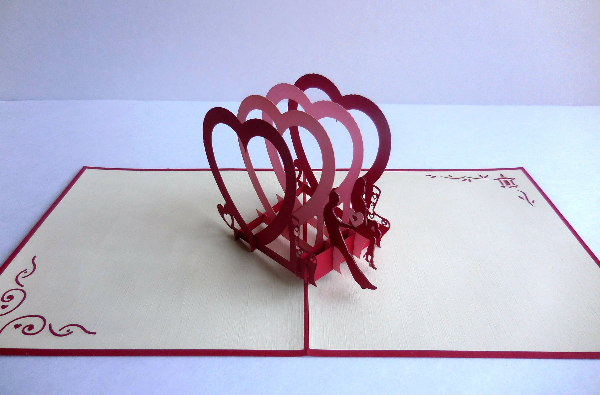 Couple Heart 3D Pop Up Greeting Card - Engagement - Just Because - Love - Valentine's Day - iGifts And Cards
