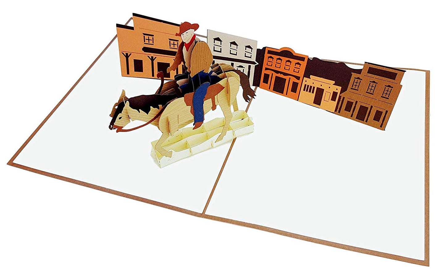 Cowboy 3D Pop Up Greeting Card - Animal - Birthday - Friendship - Just Because - iGifts And Cards