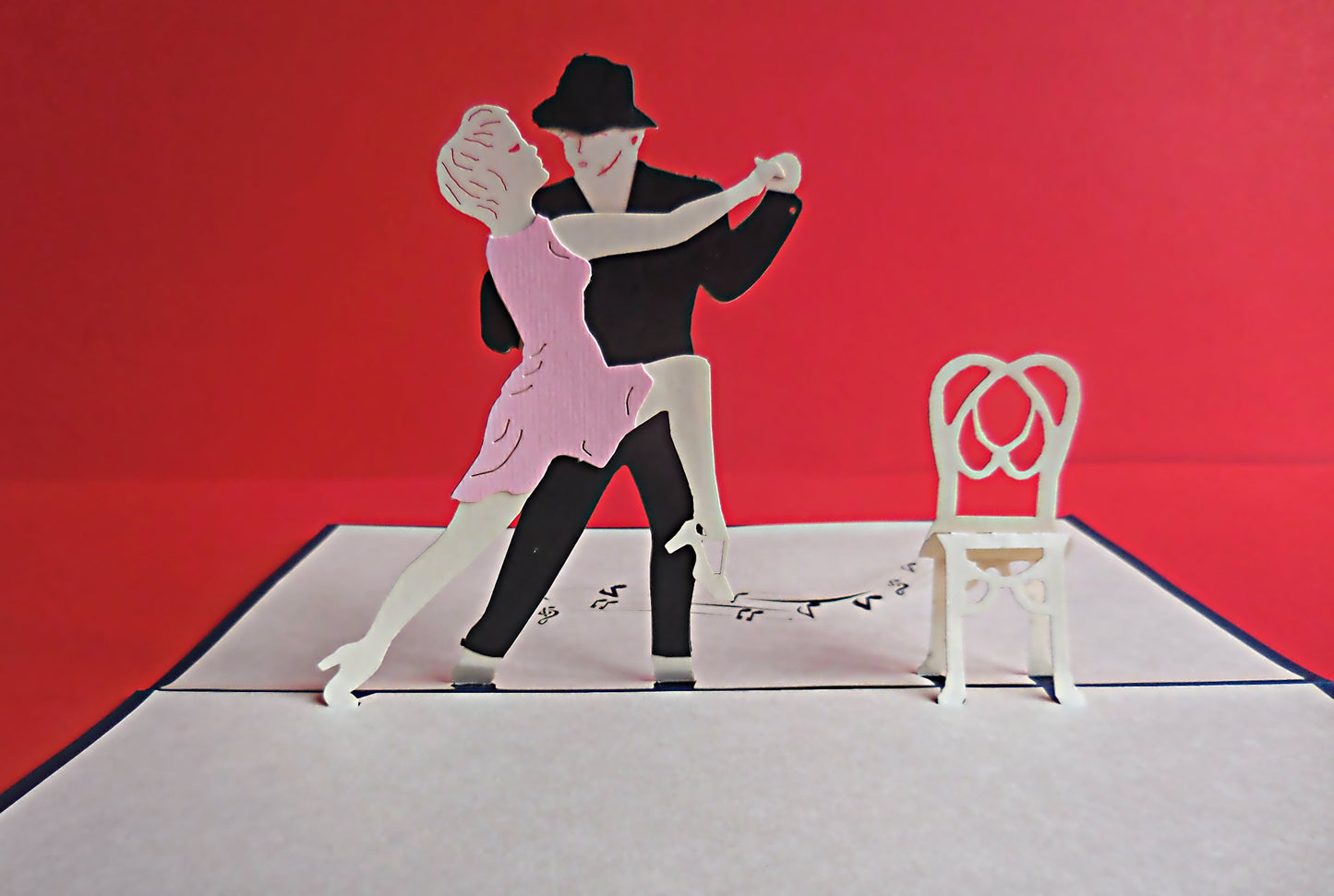 Dancers 3D Pop Up Greeting Card - Birthday - Fun - Just Because - Love - Sports - iGifts And Cards