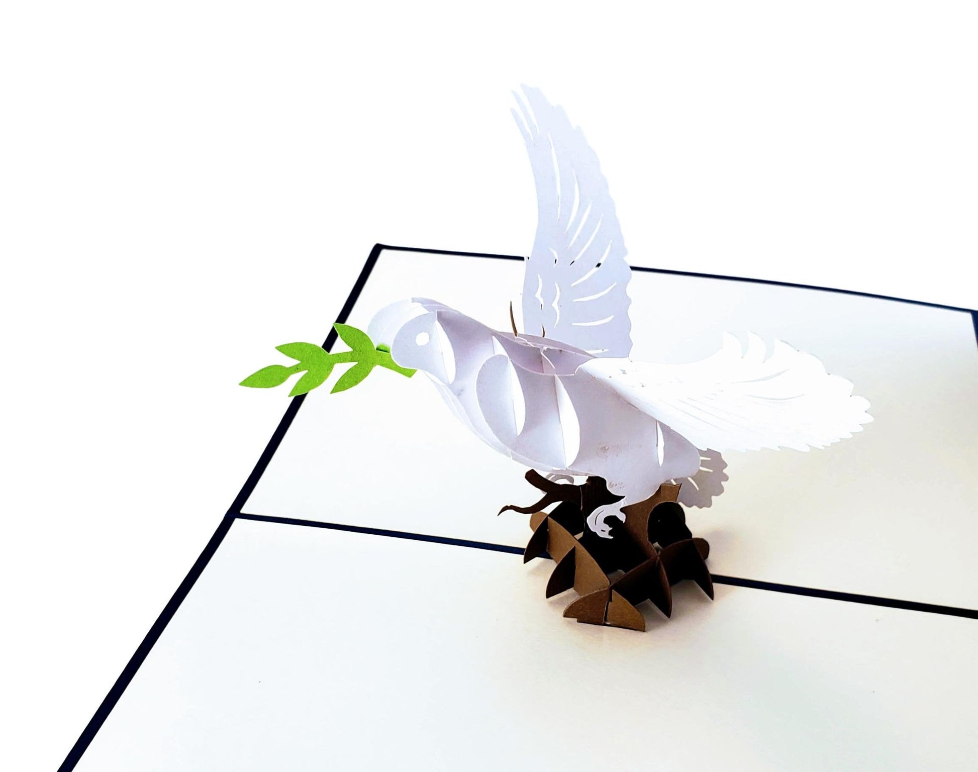 Holy Dove With Olive Branch 3D Pop Up Greeting Card - Christmas - iGifts And Cards