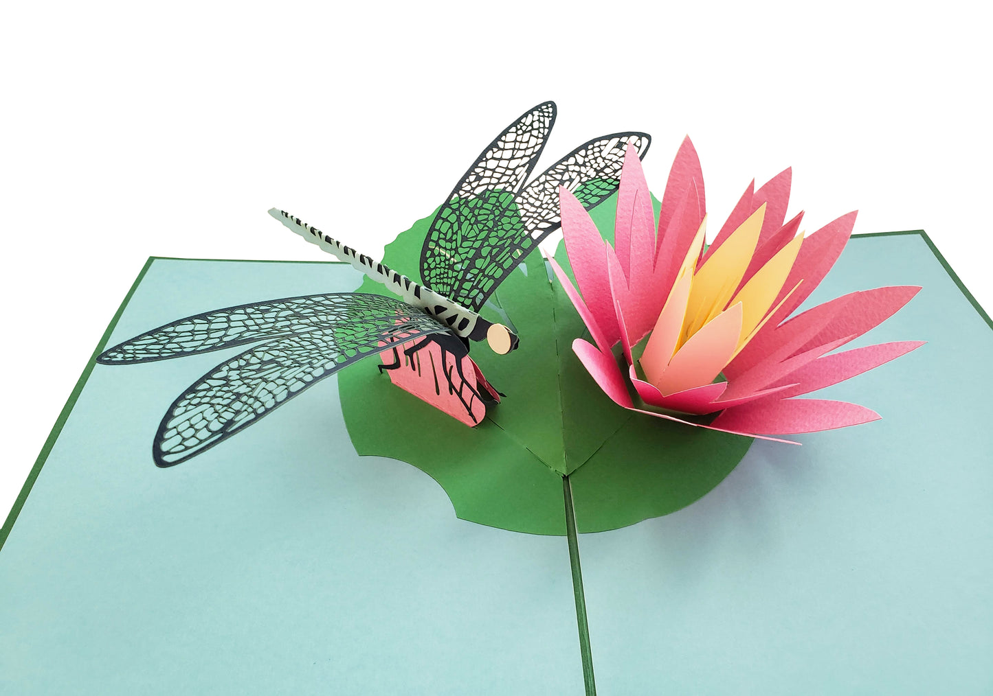 Dragonfly 3D Pop Up Greeting Card - Admin Assistant Day - Birthday - Fun - Get Well - Love - Special - iGifts And Cards