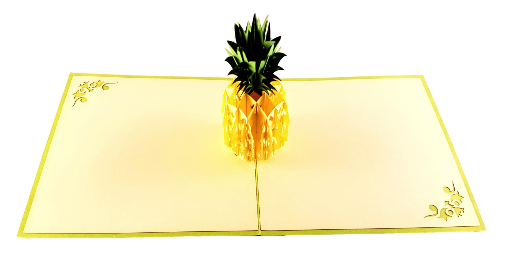 Pineapple 3D Pop Up Greeting Card - Get Well - Just Because - Love - Special Days - Thank You - iGifts And Cards