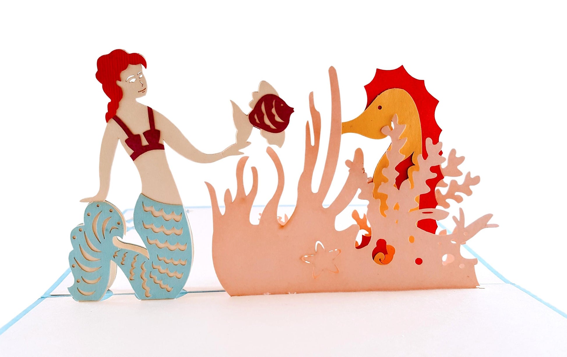 Mermaid 3D Pop Up Greeting Card - Fun - Just Because - Special Days - Thank You - iGifts And Cards