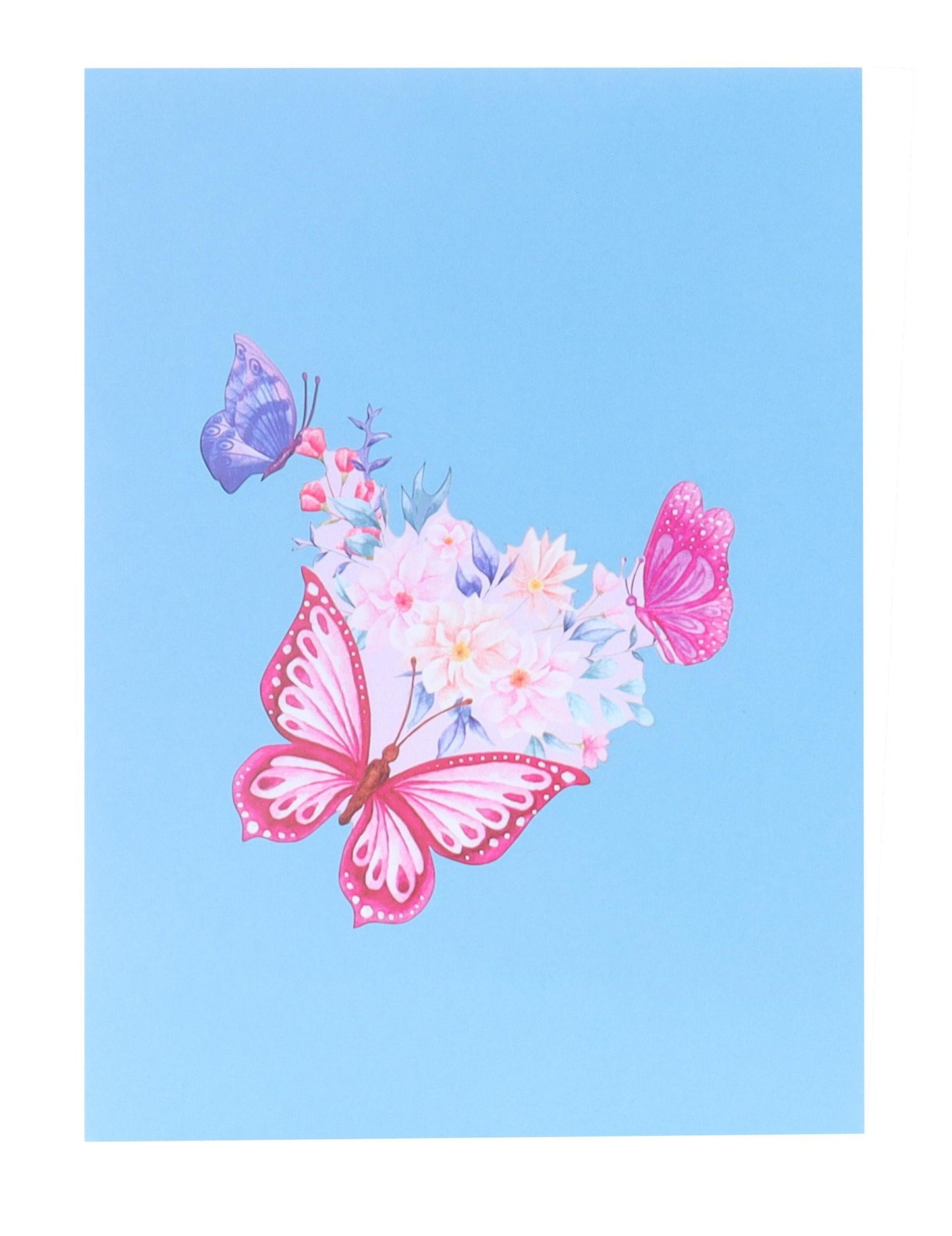Flying Butterflies 3D Pop Up Greeting Card - Birthday - Brighten Someone’s Day - earth day - Friends - iGifts And Cards