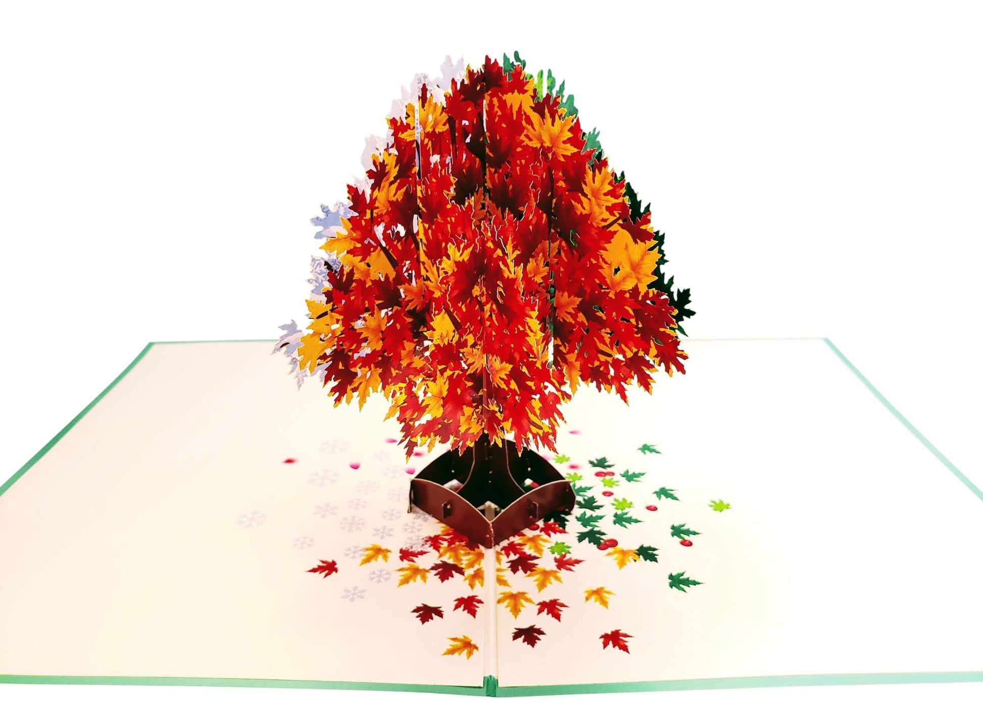 Four Seasons Tree of Love 3D Pop Up Greeting Card - Anniversary - Celebration - Engagement - Fun - J - iGifts And Cards