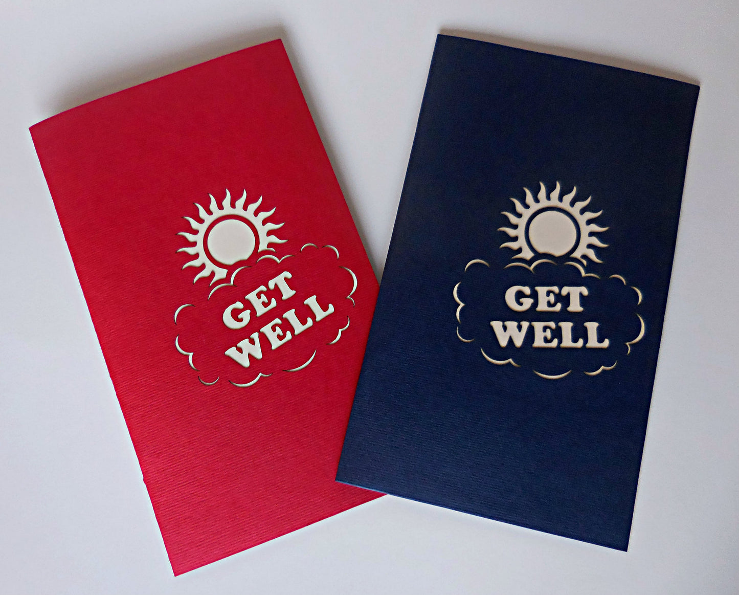 Get Well (Blue) 3D Pop Up Greeting Card - Get Well - iGifts And Cards