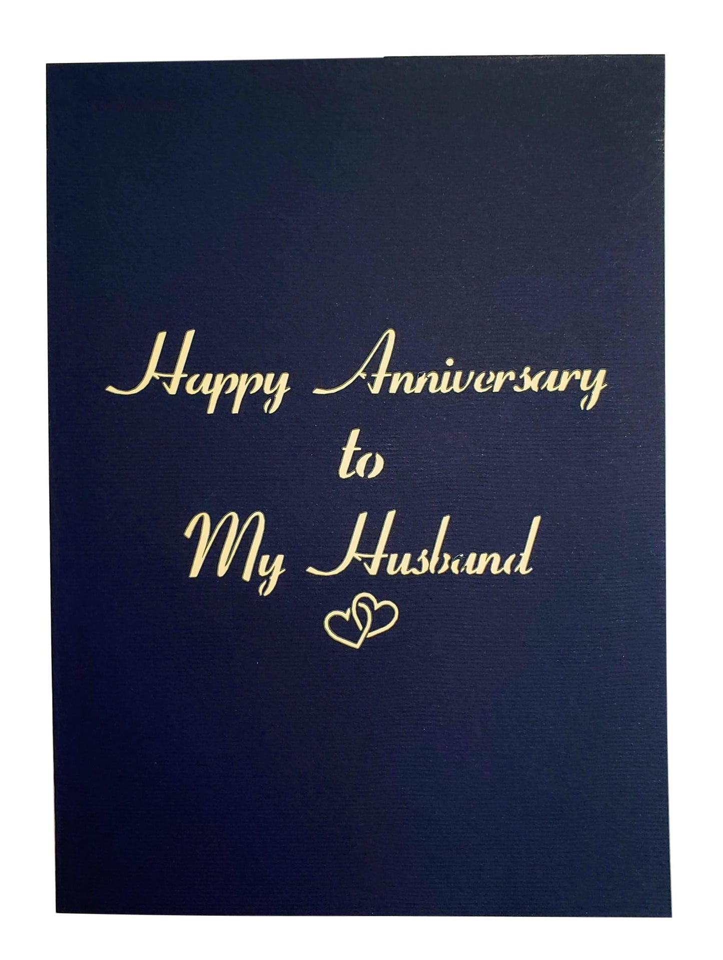 Happy Anniversary to My Husband 3D Pop Up Greeting Card - Anniversary - Cute - Husband - Love - iGifts And Cards