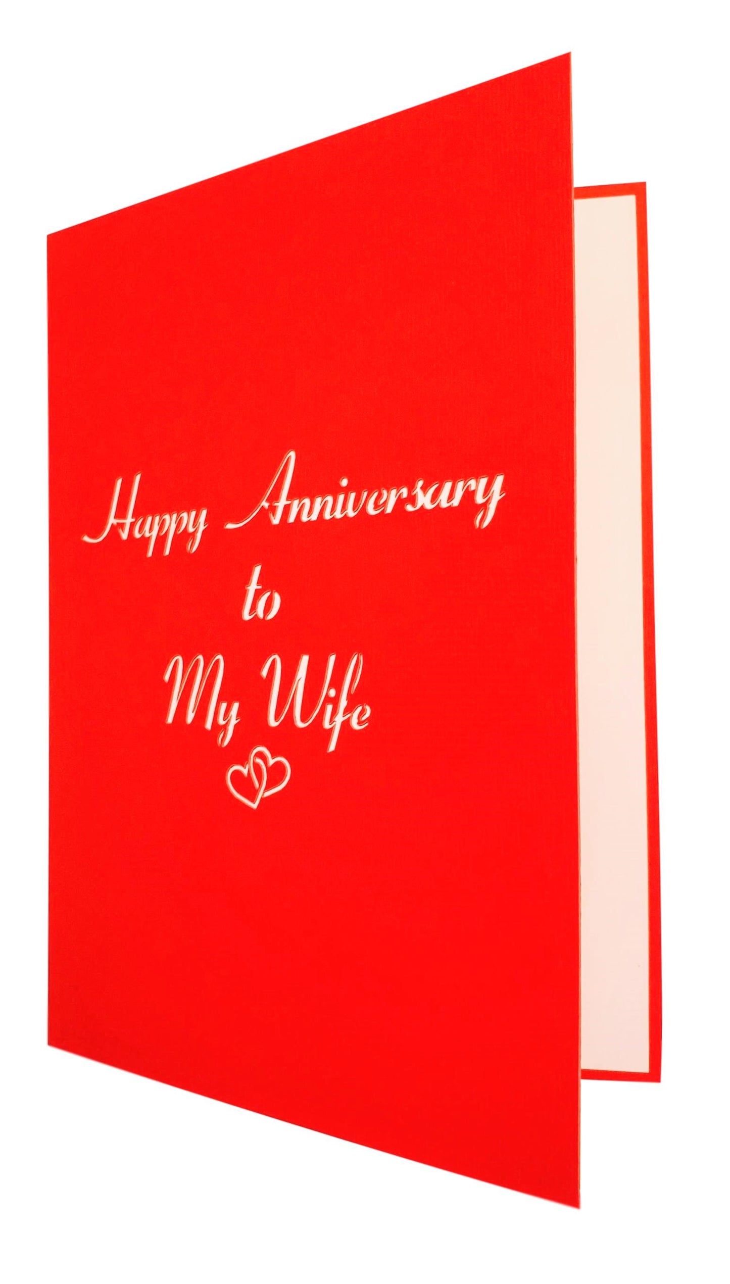 Happy Anniversary to My Wife 3D Pop Up Greeting Card - Celebration - Cute - Love - Romantic - Wife - iGifts And Cards