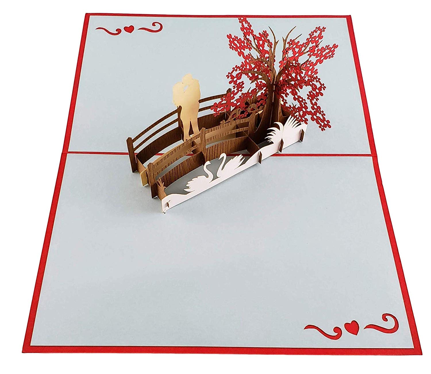 Happy 40th Anniversary 3D Pop Up Greeting Card - Anniversary - Love - Ruby Anniversary - Wedding - W - iGifts And Cards