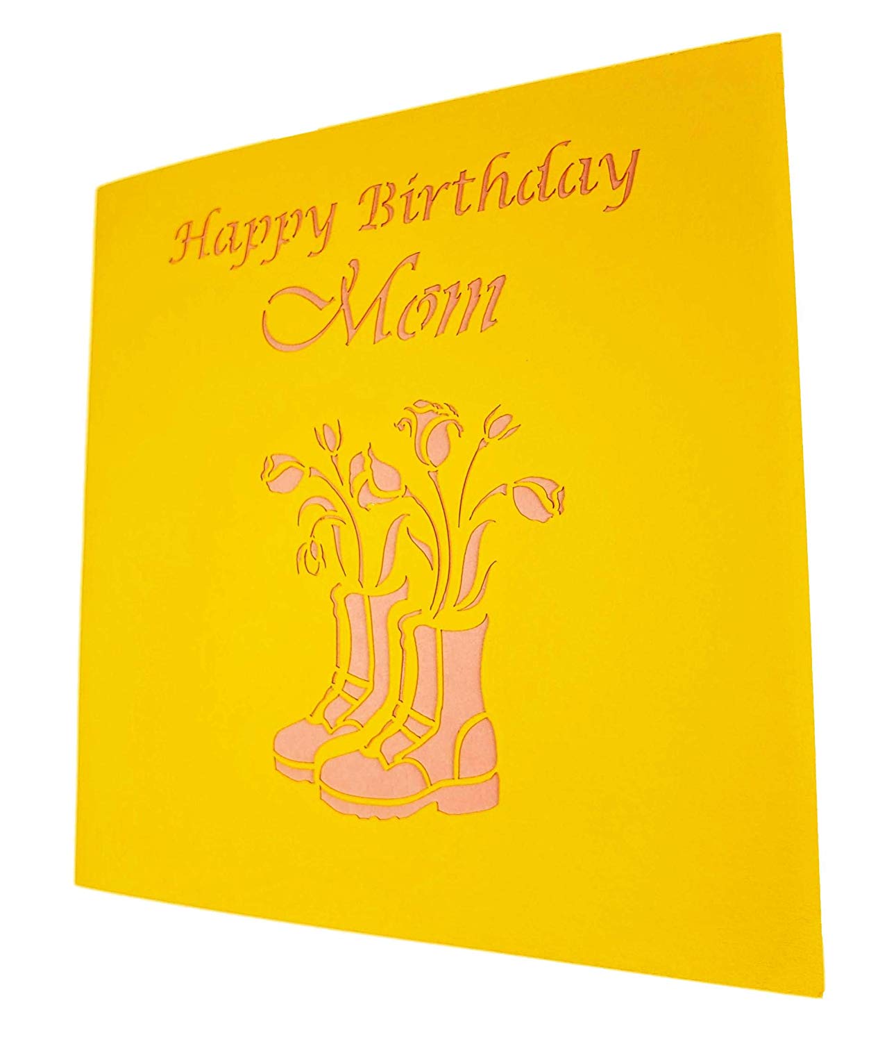 Happy Birthday Mom 3D Pop Up Greeting Card - best deal - Birthday - Fun - Special Days - iGifts And Cards