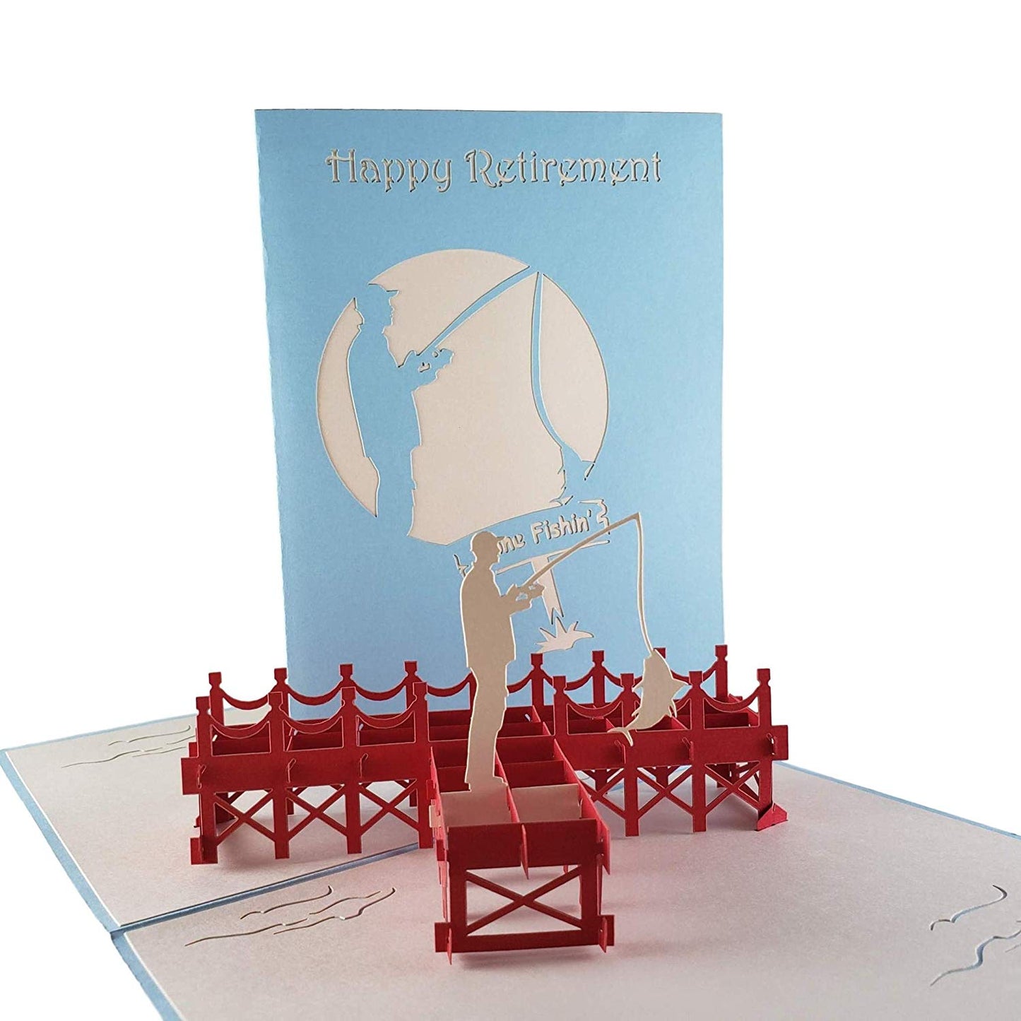 Happy Retirement 3D Pop Up Greeting card - best deal - Retirement - iGifts And Cards