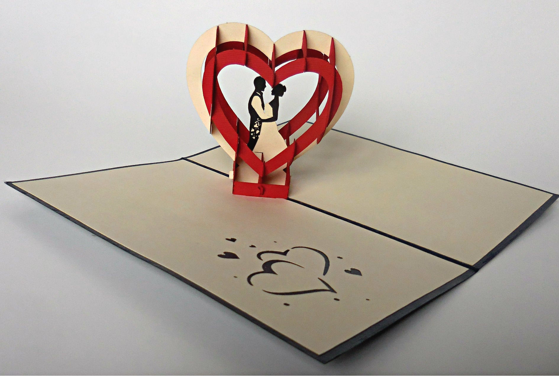 Happy Wedding II 3D Pop Up Greeting Card - Engagement - Wedding - iGifts And Cards
