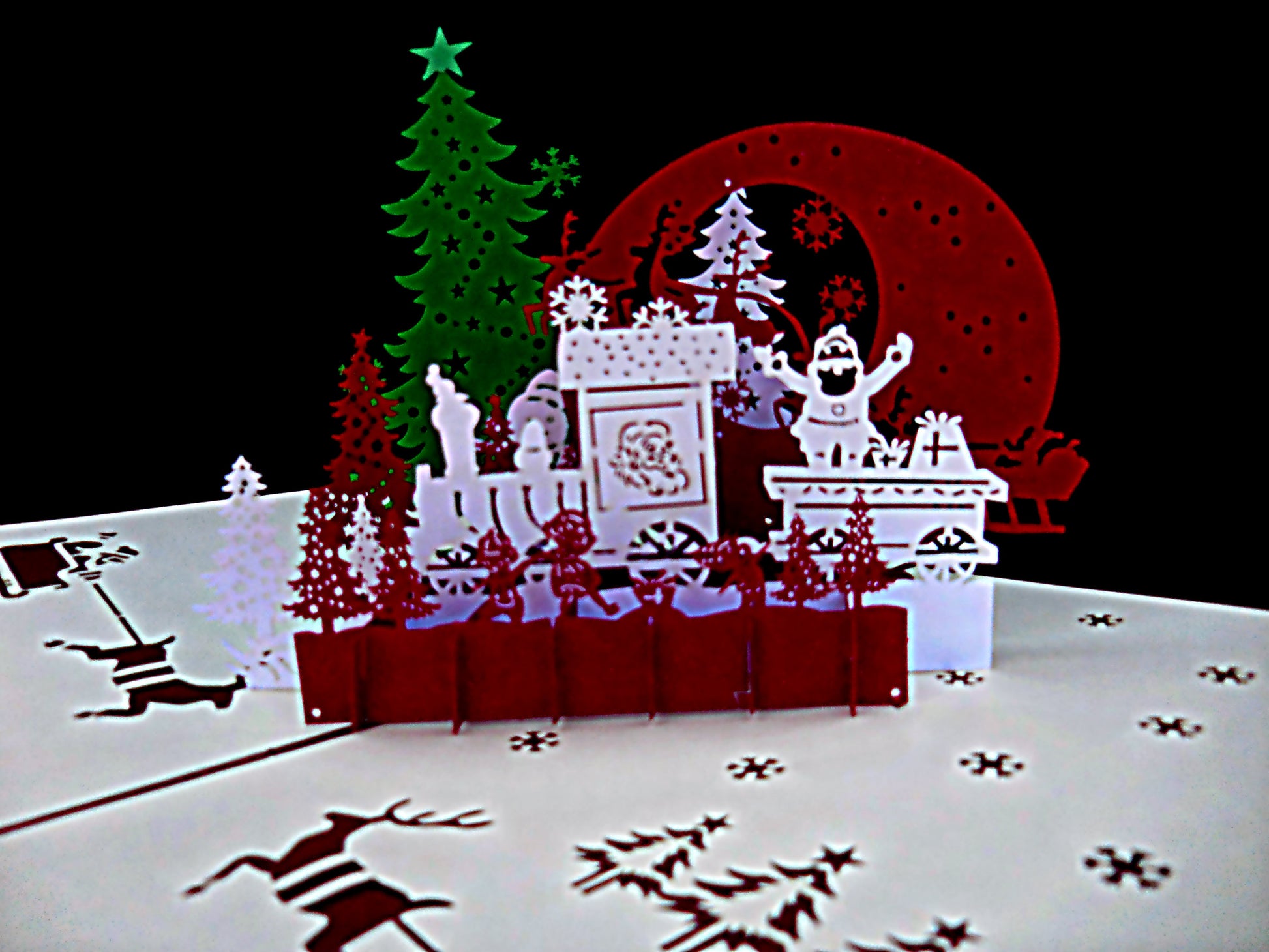 Holy Night Party 3D Pop Up Greeting Card - Christmas - iGifts And Cards
