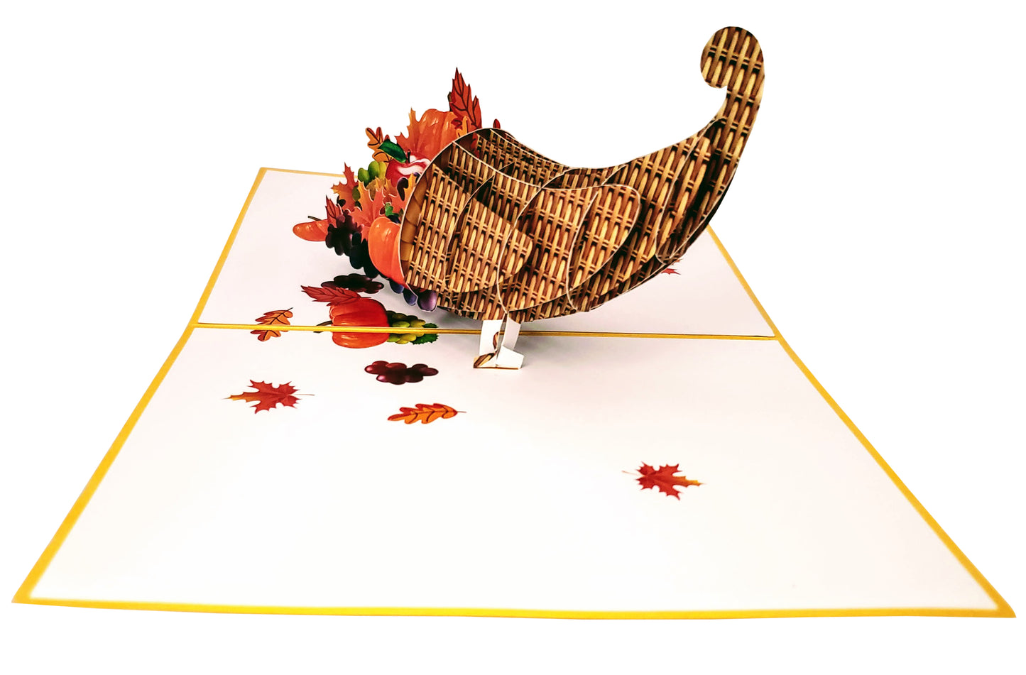 Horn of Plenty Happy Thanksgiving 3D Pop Up Greeting Card - best deal - Fun - Happy Thanksgiving - H - iGifts And Cards