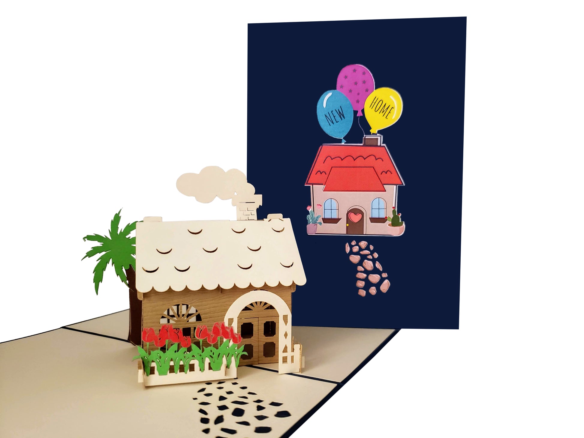 Housewarming (Blue) 3D Pop Up Greeting Card - Fun - Housewarming - Iconic - Just Because - Special D - iGifts And Cards