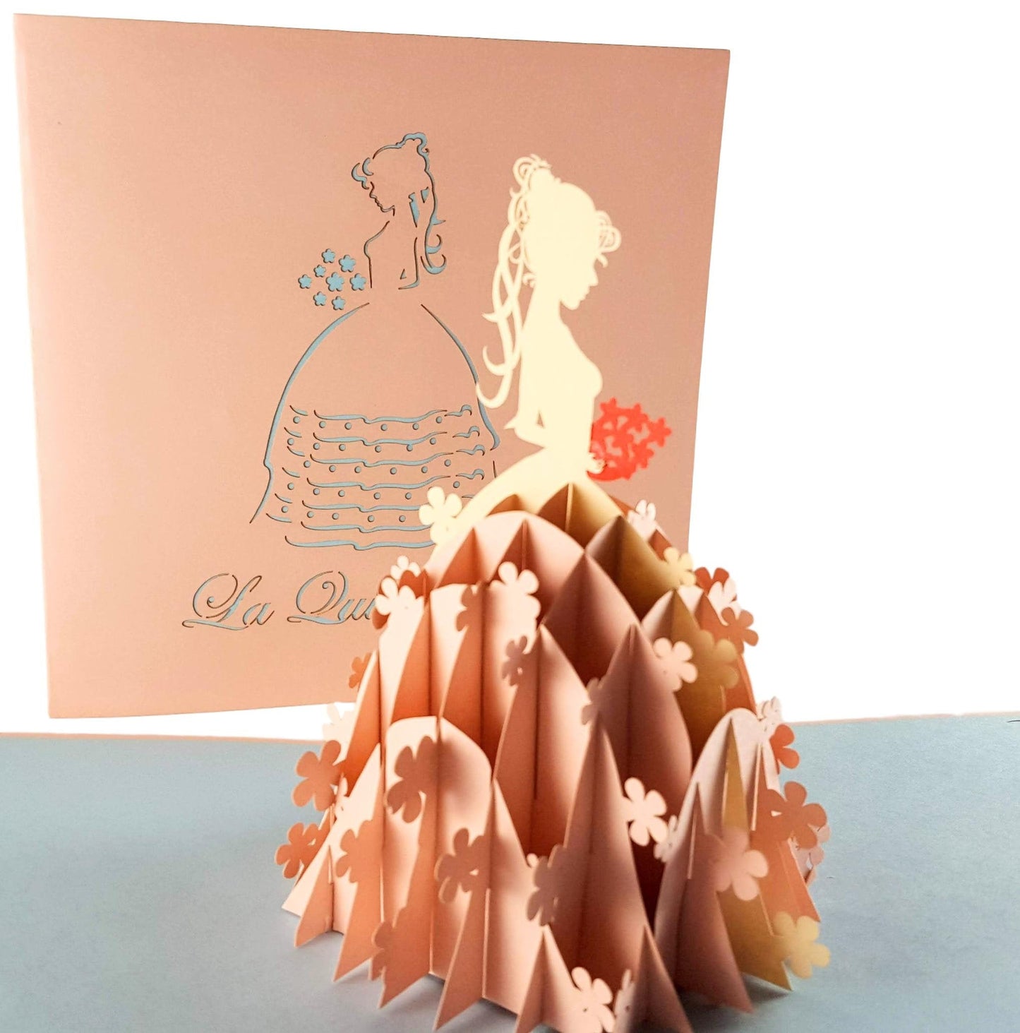La Quinceañera (Pink) 3D Pop Up Greeting Card - Fun - Iconic - Special Days - iGifts And Cards