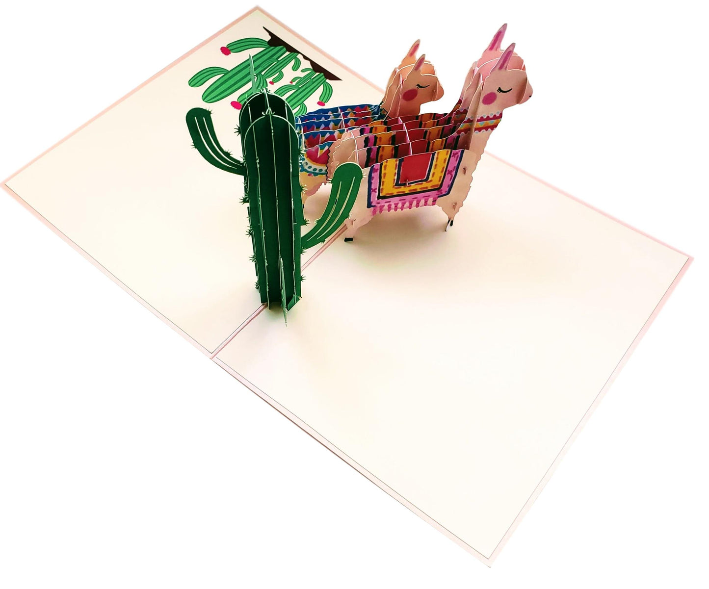 Llama Family 3D Pop Up Greeting Card - All Occasion - Animal - Animals - Birthday - Celebration - Ch - iGifts And Cards