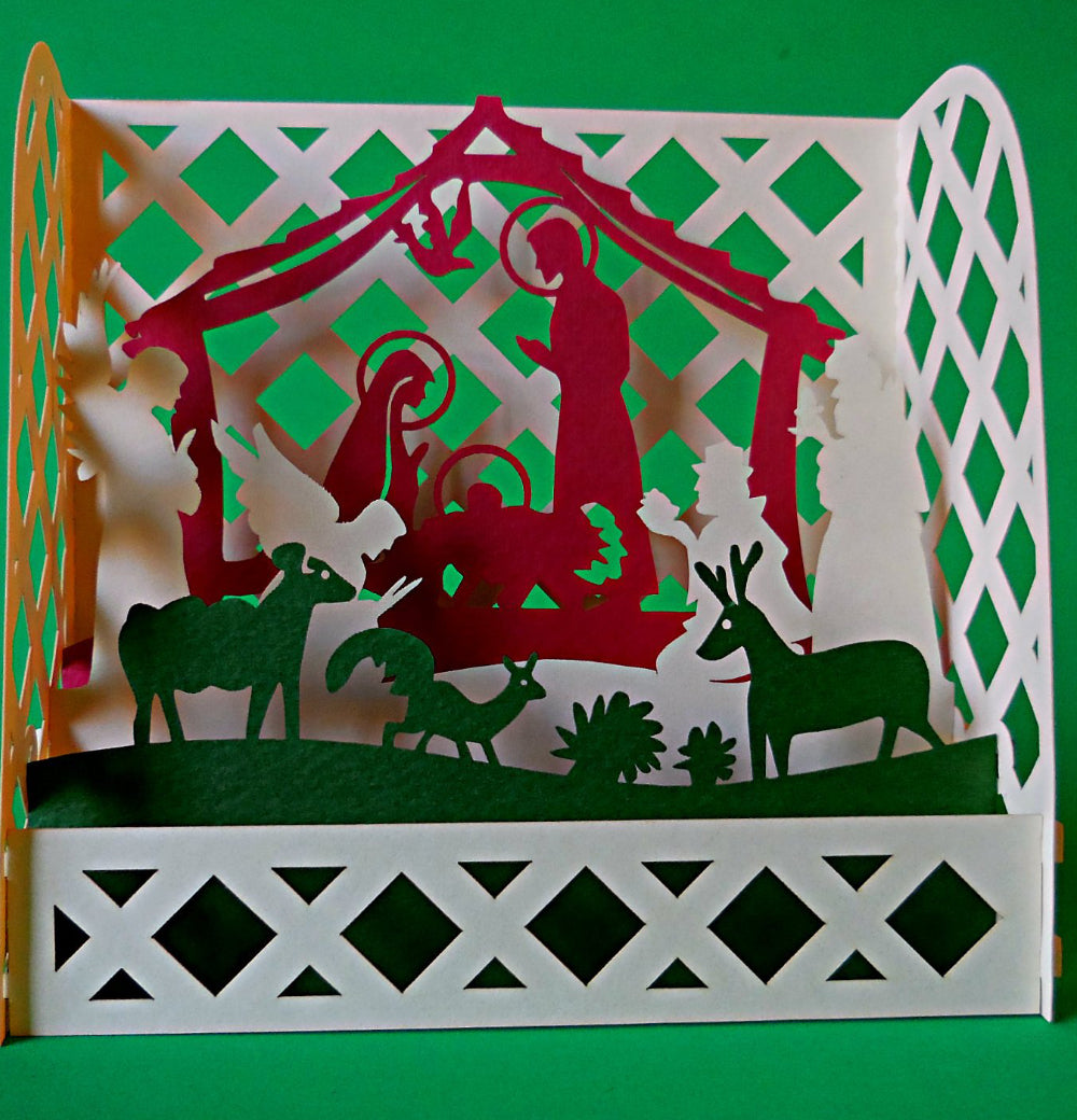 Nativity 3D Pop Up Centerpiece - Christmas - iGifts And Cards