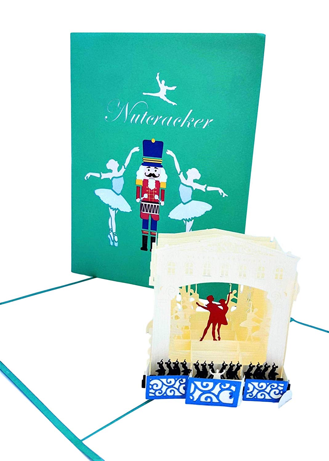 Nutcracker 3D Pop Up Greeting Card - Christmas - iGifts And Cards