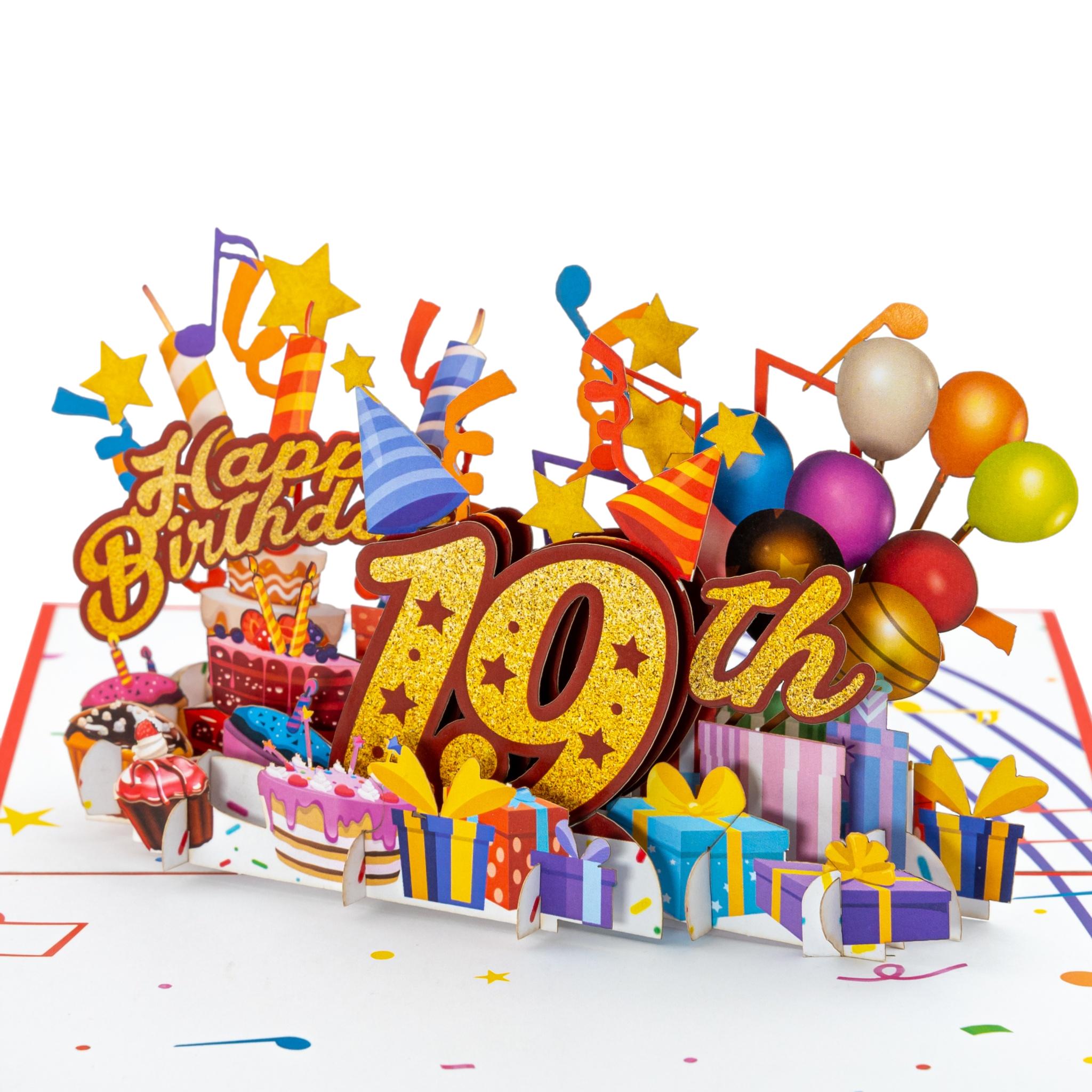 Happy Birthday 狂三　PR Happy 19th Red Birthday 3D Pop Up Greeting Card – iGifts And Cards