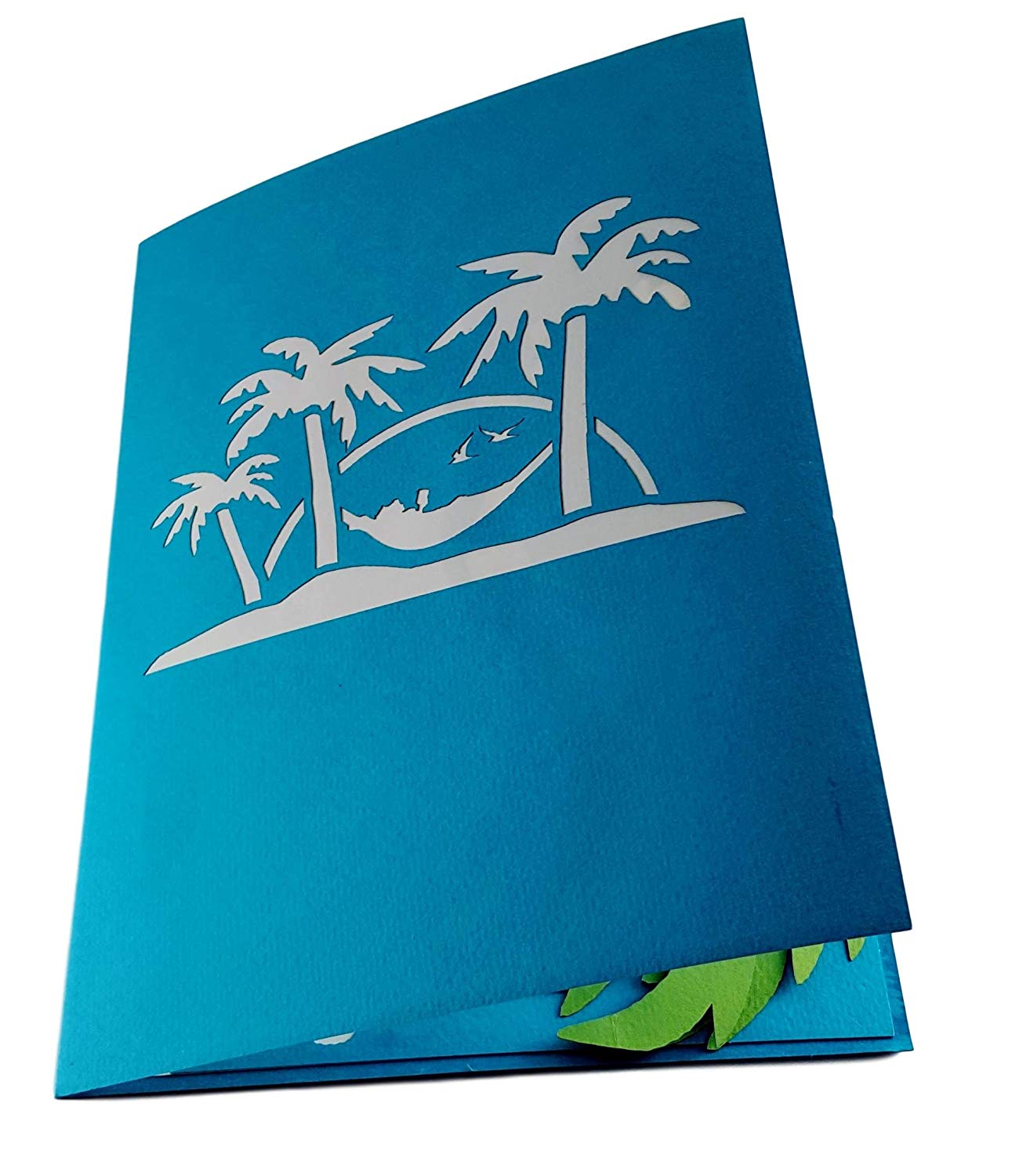 Paradise 3D Pop Up Greeting Card - Admin Assistant Day - Bon Voyage - Fun - Graduation - Just Becaus - iGifts And Cards