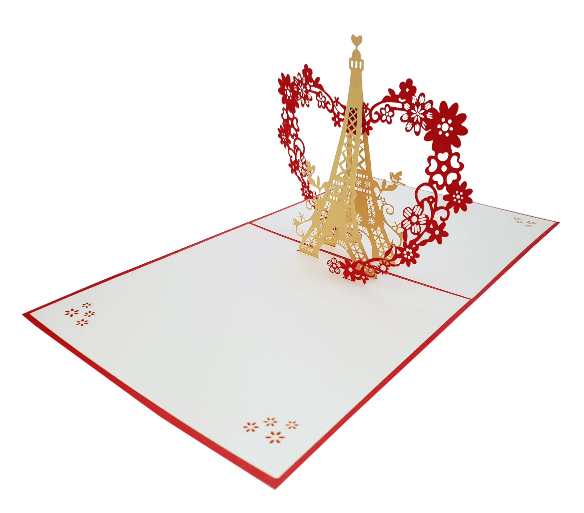 Eiffel With Love 3D Pop Up Greeting Card - Fun - Iconic - Just Because - Special Days - spouse - Val - iGifts And Cards