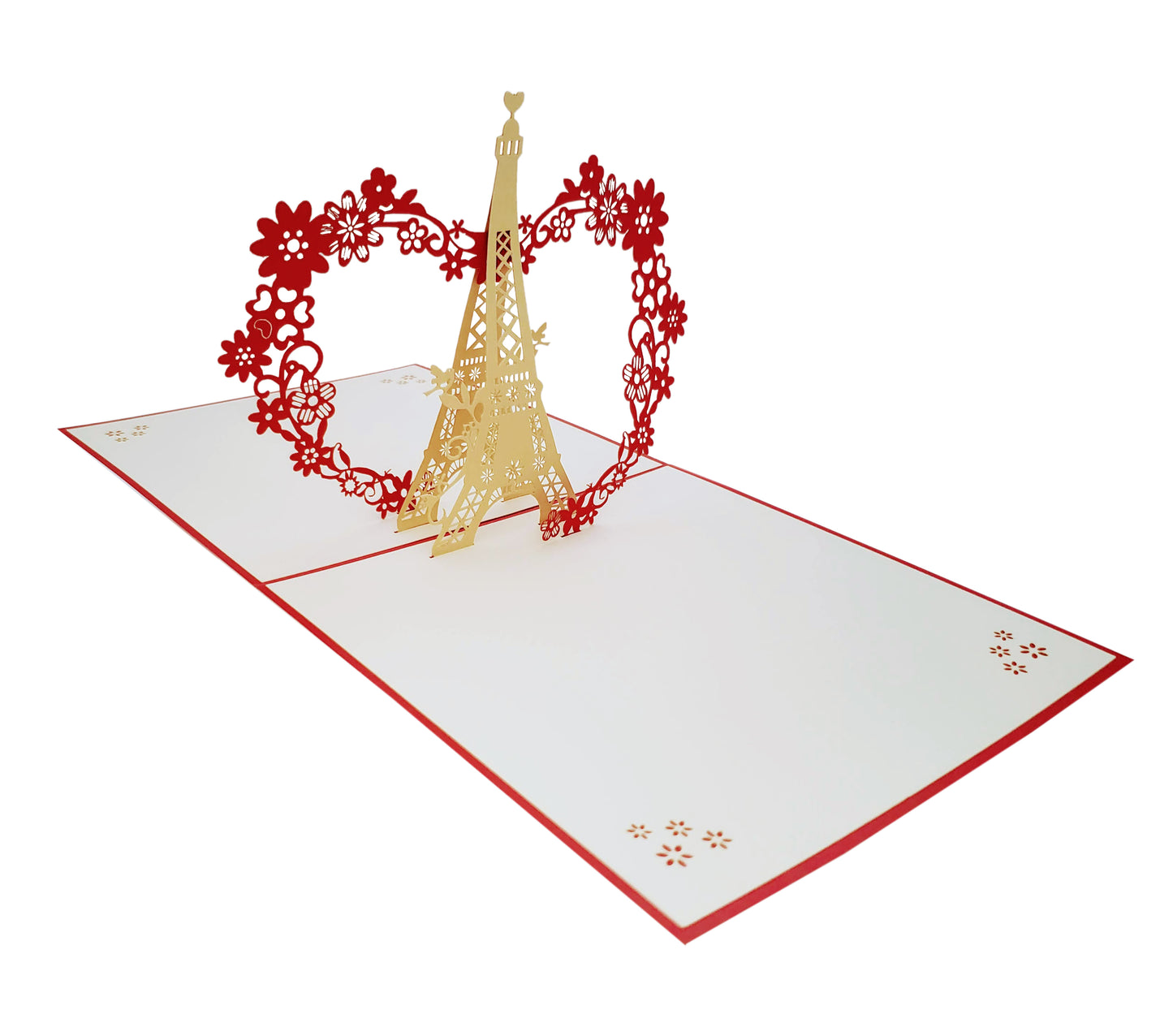 Eiffel With Love 3D Pop Up Greeting Card - Fun - Iconic - Just Because - Special Days - spouse - Val - iGifts And Cards
