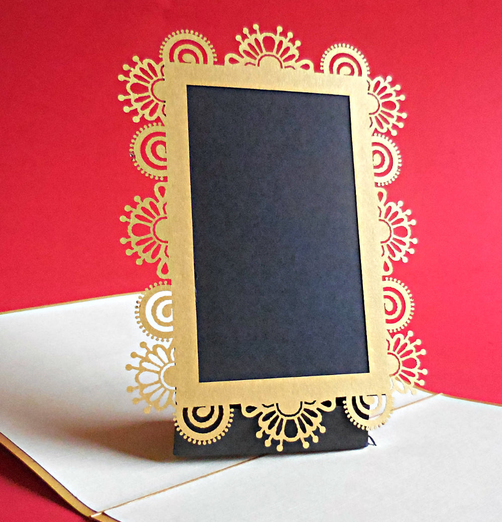Picture Frame 3D Pop Up Greeting Card - Just Because - Thank You - Thinking Of You - iGifts And Cards