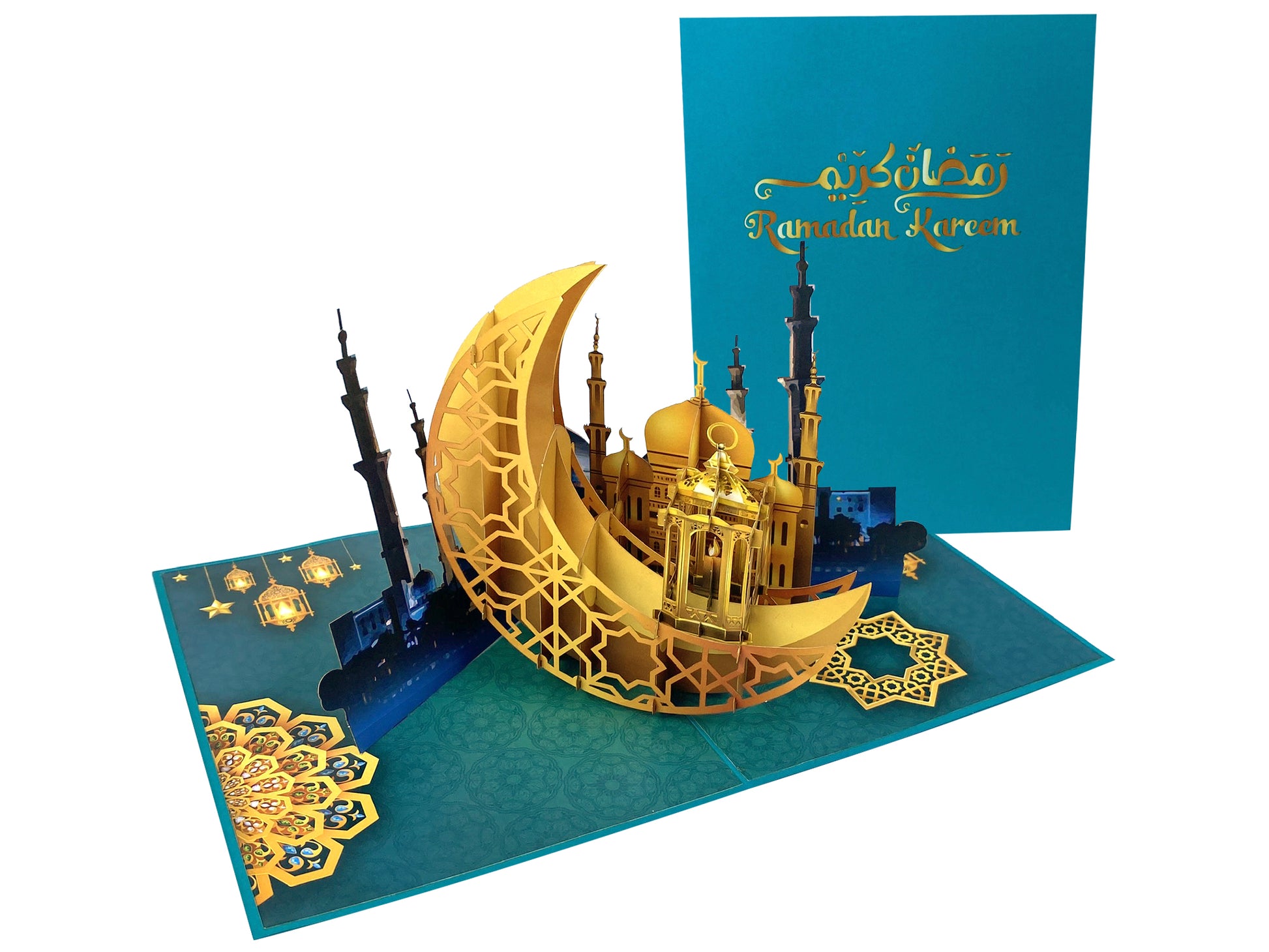 Gorgeous Ramadan Kareem 3D Pop Up Greeting Card - Eid al-Fitr - eid mubarak - kareem - ramadan - tha - iGifts And Cards