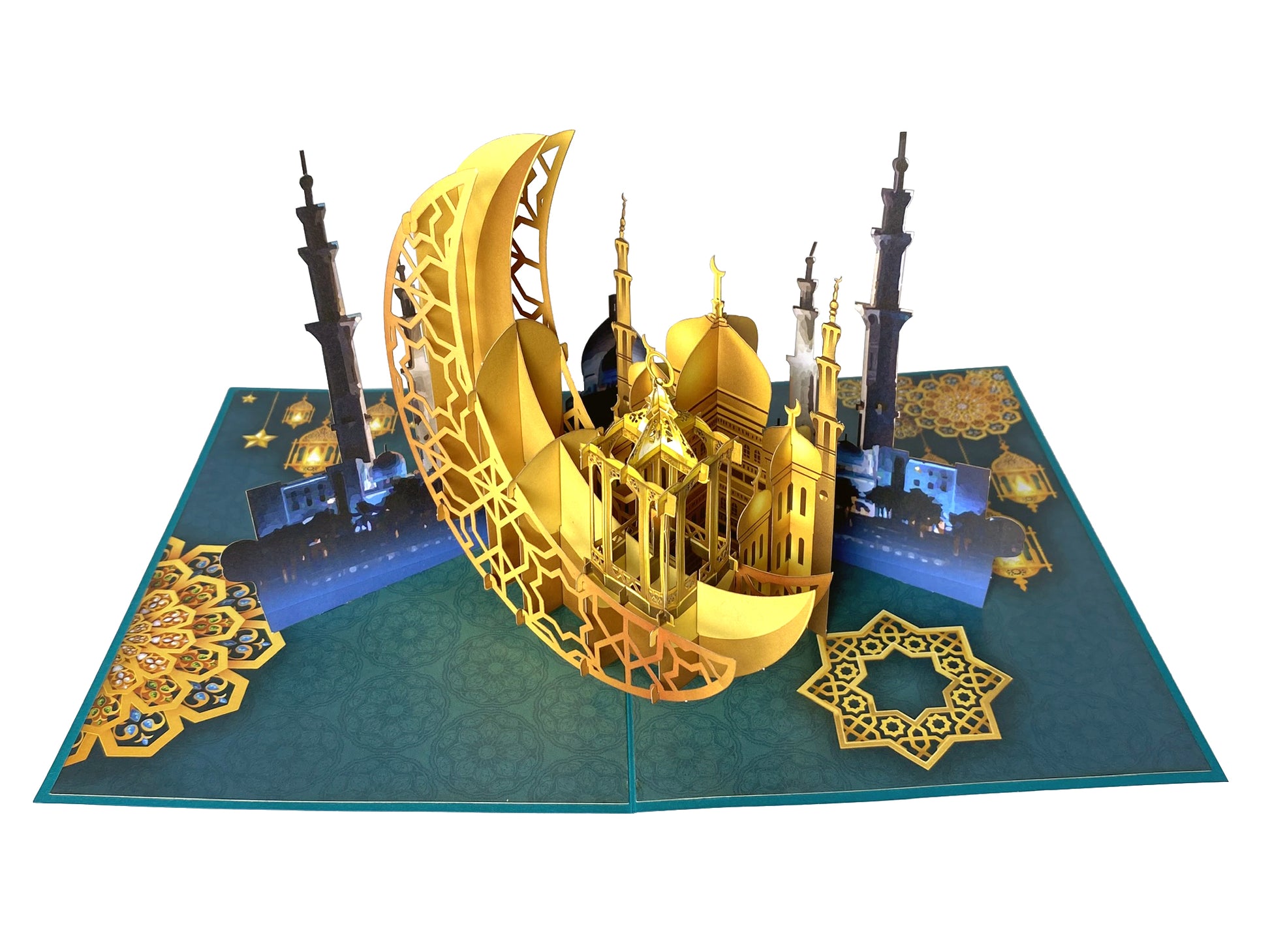 Gorgeous Ramadan Kareem 3D Pop Up Greeting Card - Eid al-Fitr - eid mubarak - kareem - ramadan - tha - iGifts And Cards