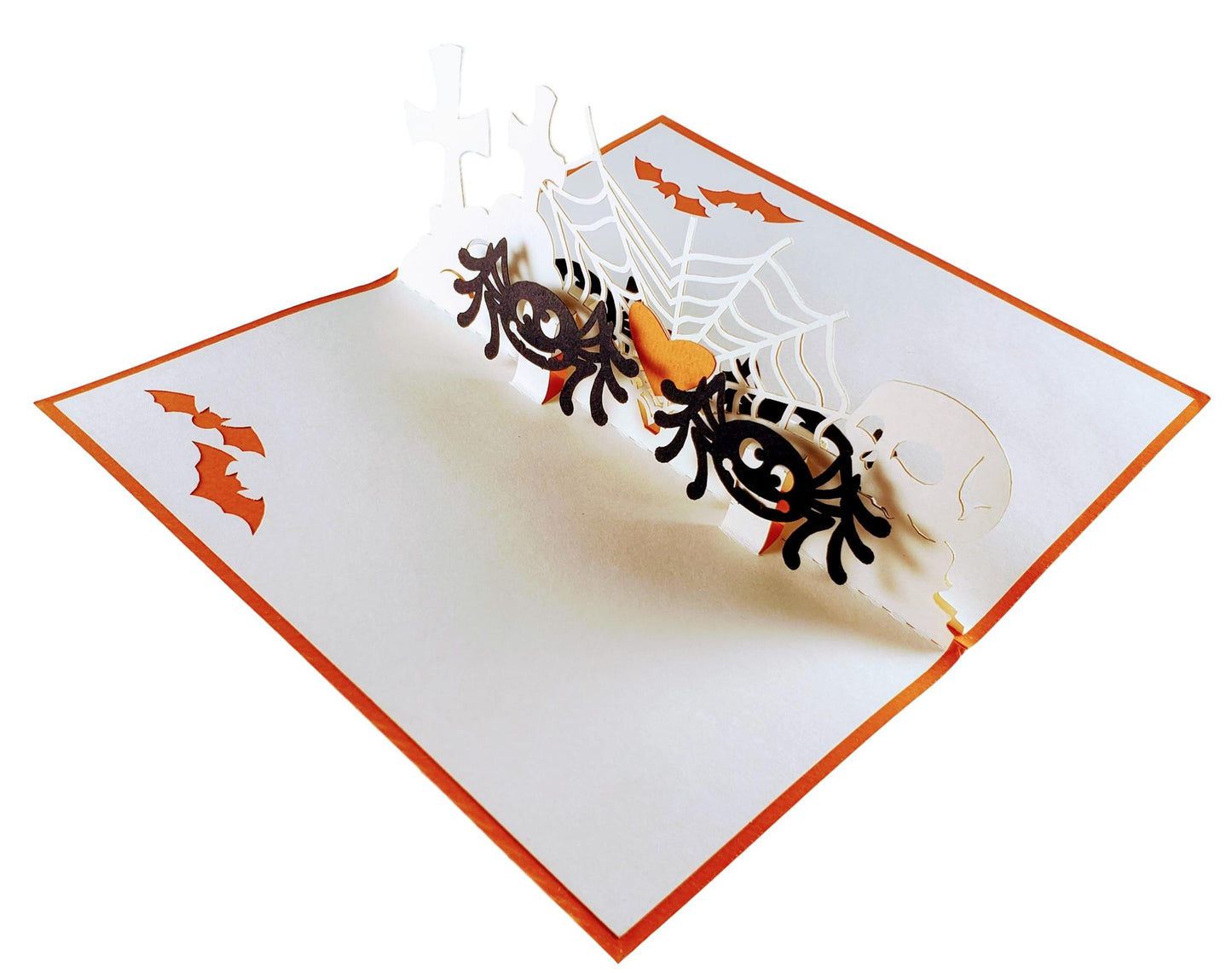 Happy Spiders Halloween 3D Pop Up Greeting Card - Halloween - iGifts And Cards