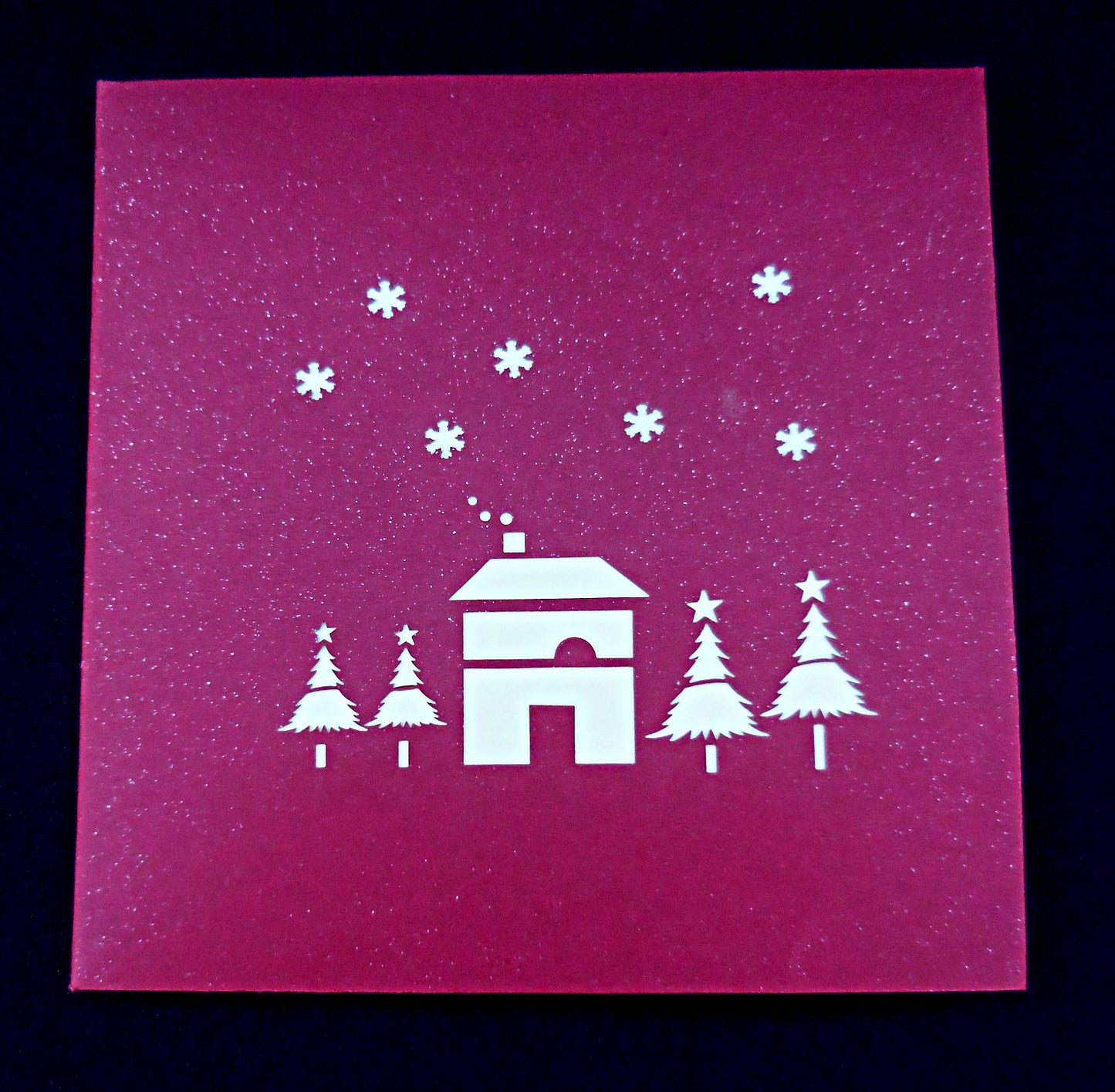 Snow House 3D Pop Up Greeting Card - Christmas - iGifts And Cards