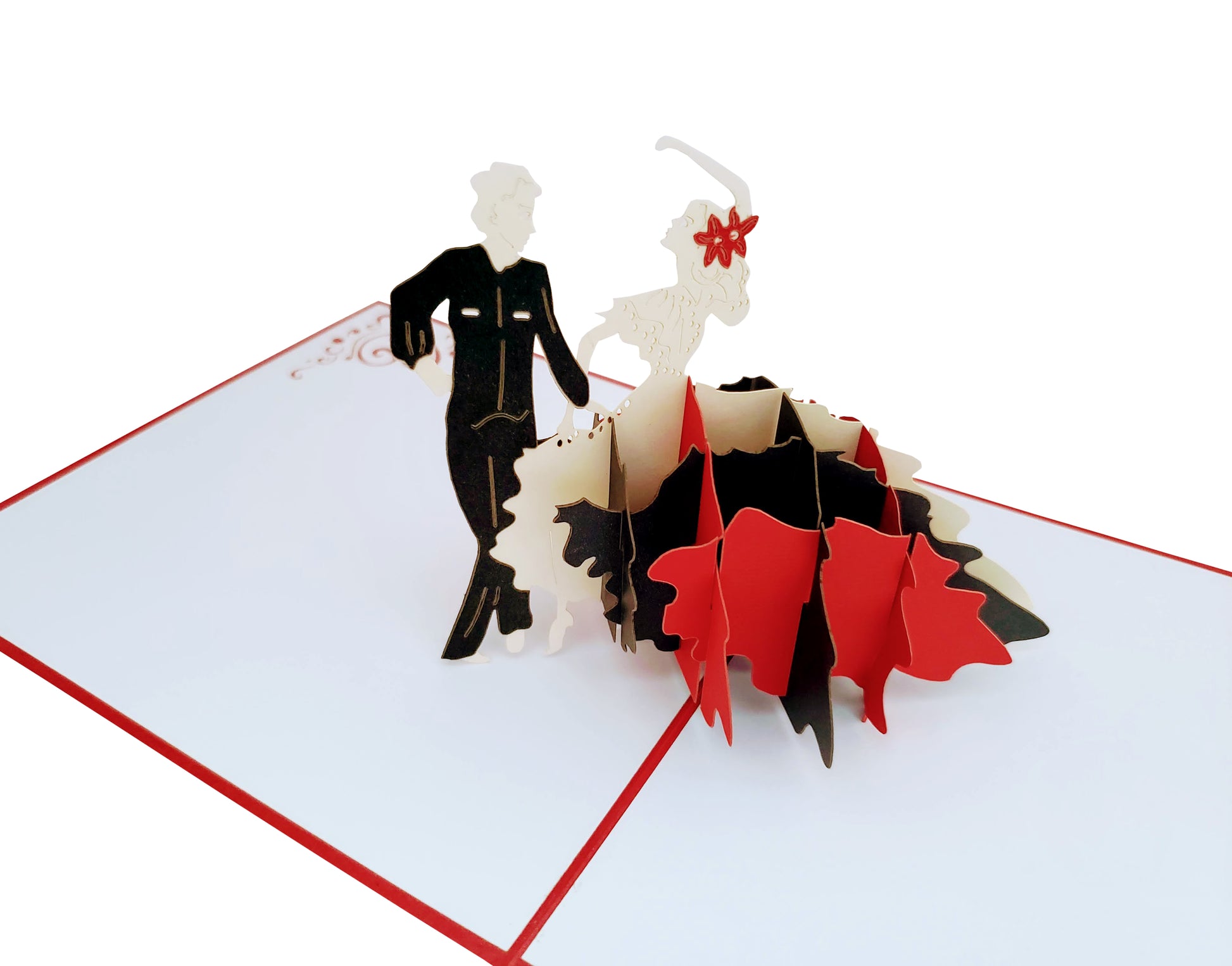 Spanish Dancers 3D Pop Up Greeting - Friendship - Fun - Just Because - Retirement - Sports - Thank Y - iGifts And Cards