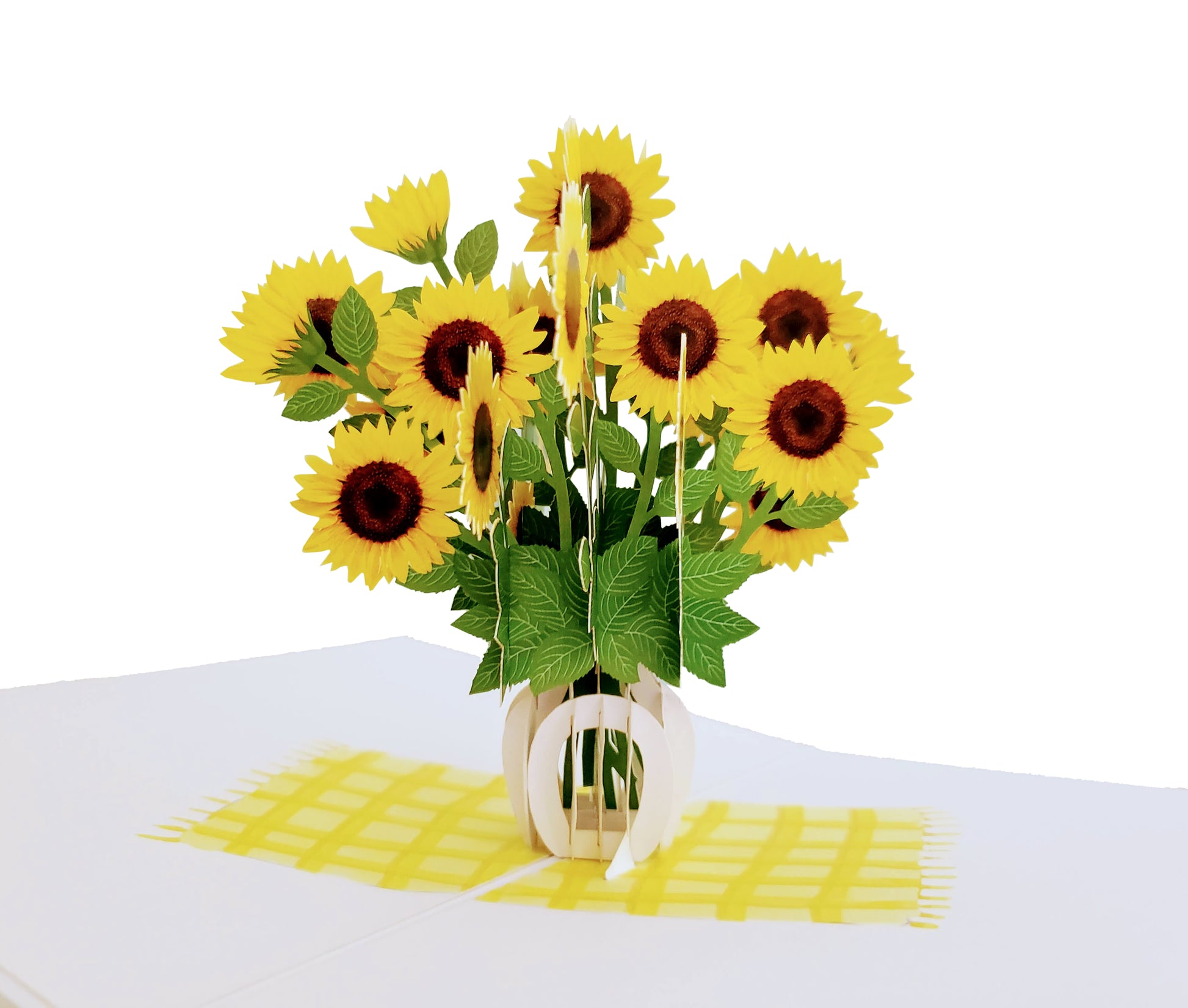 Cute Sunflowers 3D Pop Up Greeting Card - Admin Assistant Day - Anniversary - Birthday - Fun - Gradu - iGifts And Cards