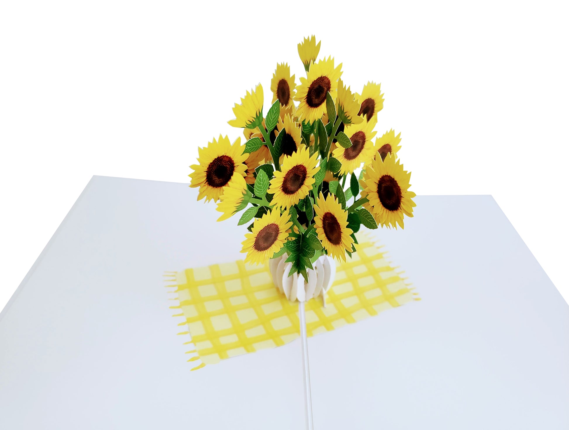 Cute Sunflowers 3D Pop Up Greeting Card - Admin Assistant Day - Anniversary - Birthday - Fun - Gradu - iGifts And Cards
