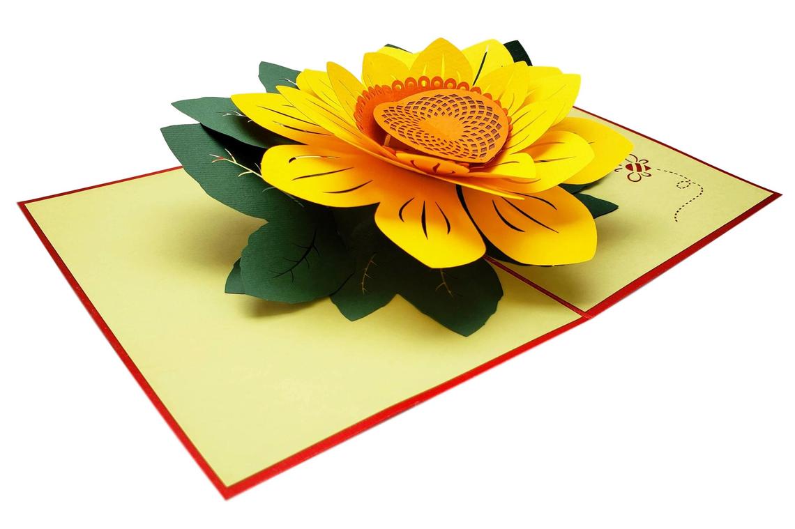 Sunflowers Happy Mother's Day 3D Pop Up Greeting Card - 2020 May - Mother's Day - iGifts And Cards