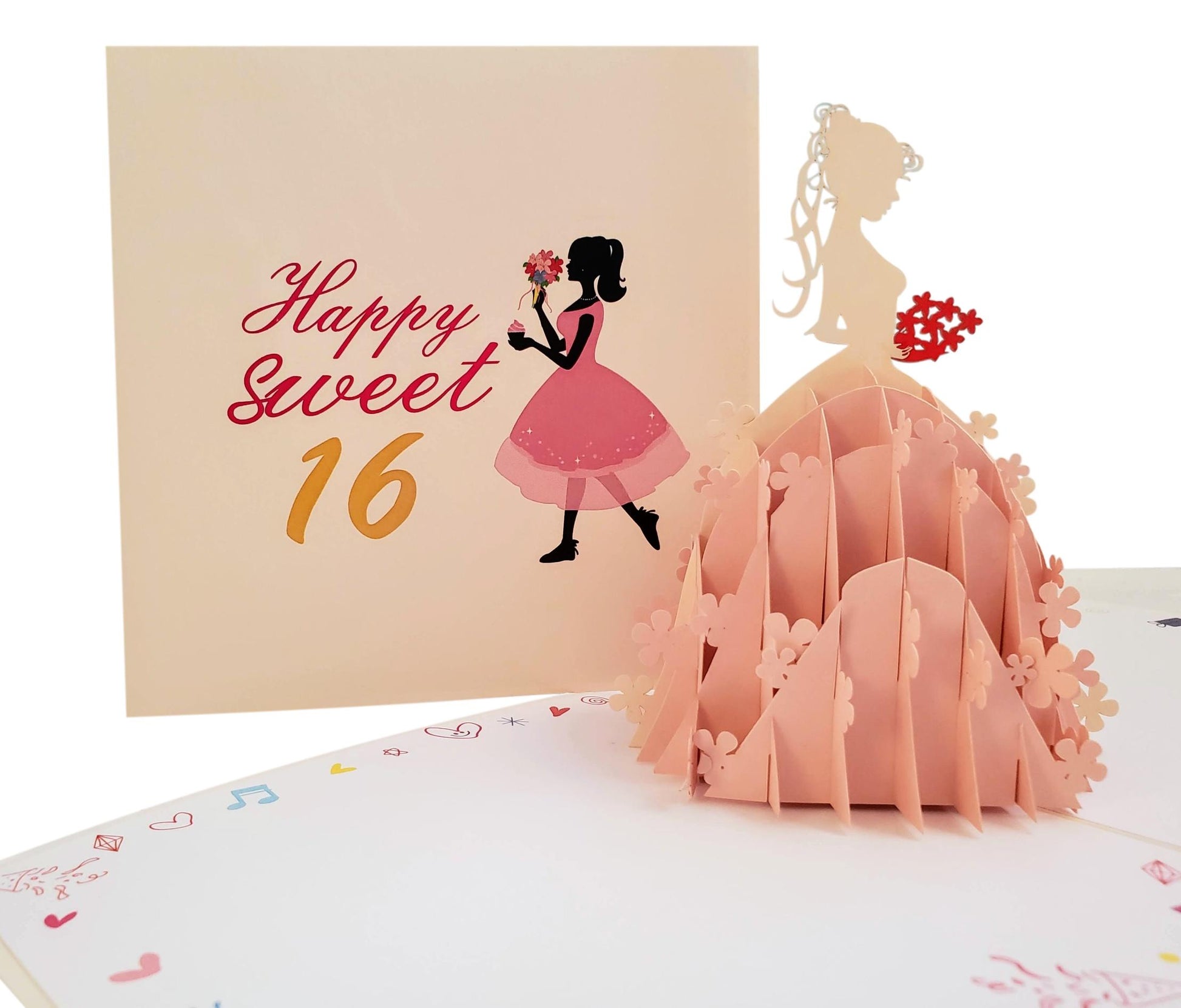 Sweet Sixteen 3D Pop Up Greeting Card | iGifts And Cards sweet-sixteen-3d-pop-up-greeting-card-igifts-and-cards