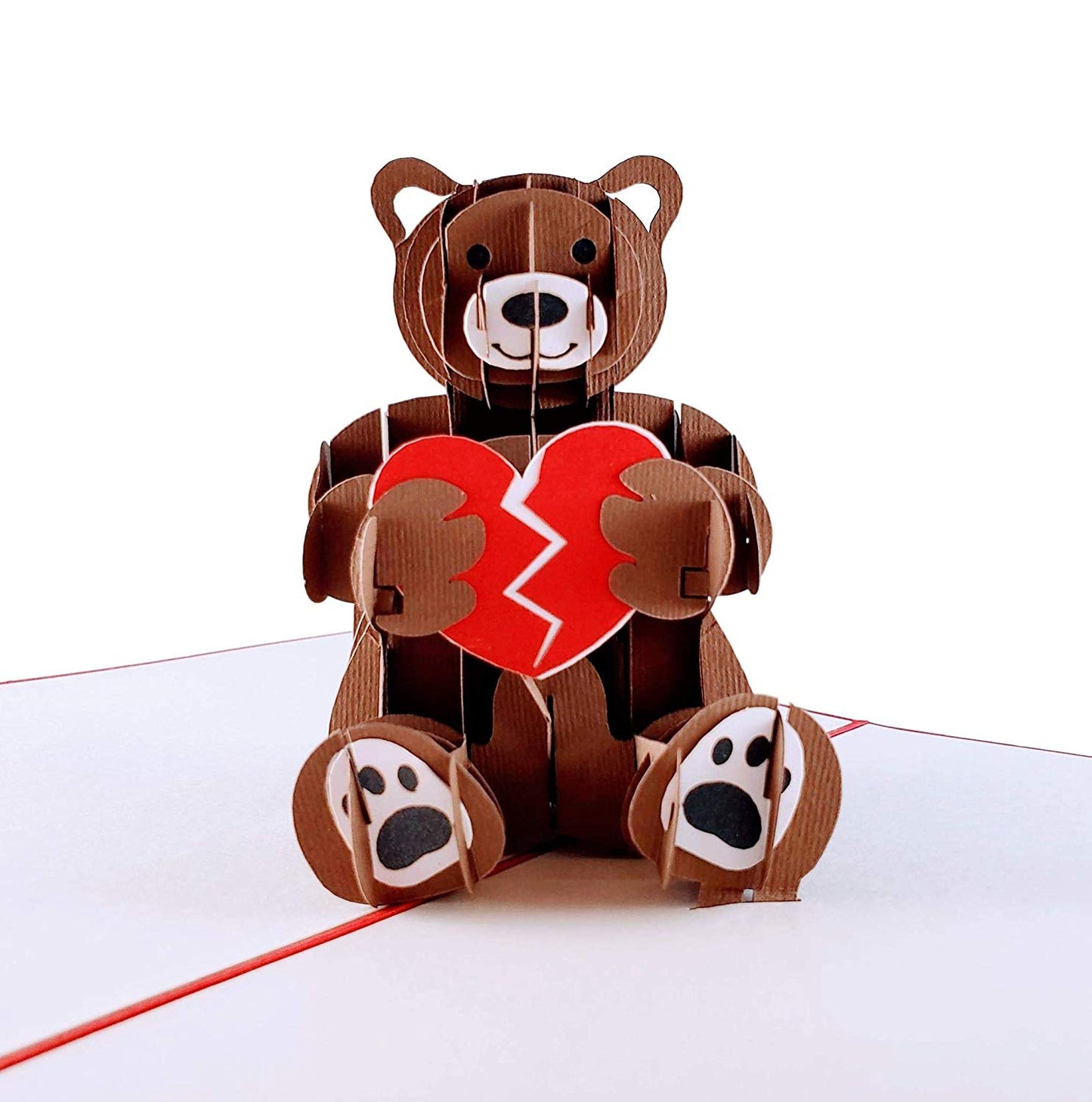 Sympathy Bear 3D Pop Up Greeting Card - Thinking Of You - iGifts And Cards