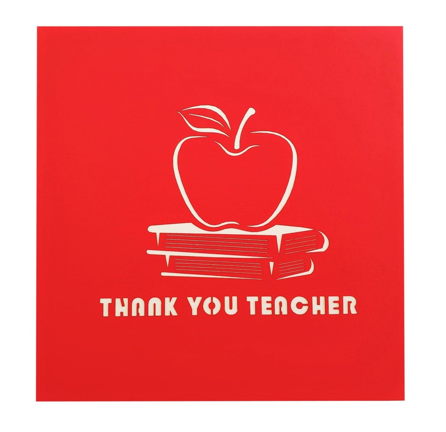 Thank You Teacher 3D Pop Up Greeting Card - Fun - Special Days - Thank You - iGifts And Cards