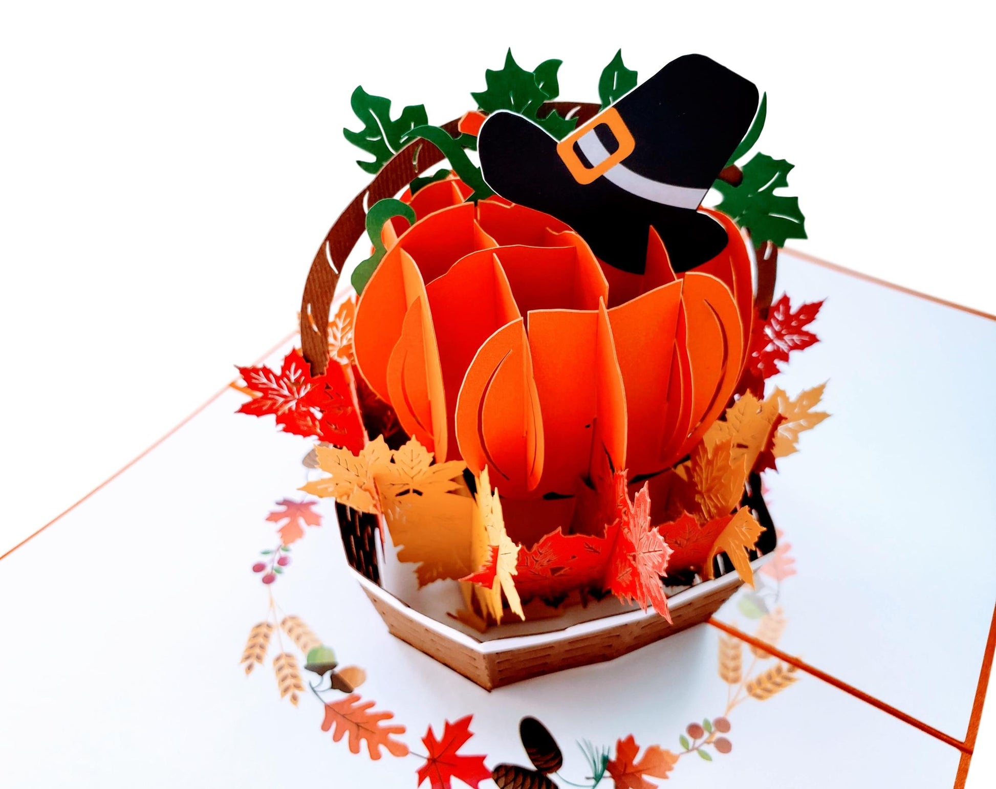 Happy Thanksgiving Pumpkin Pop Up Greeting Card - best deal - Happy Thanksgiving - Thanksgiving - iGifts And Cards