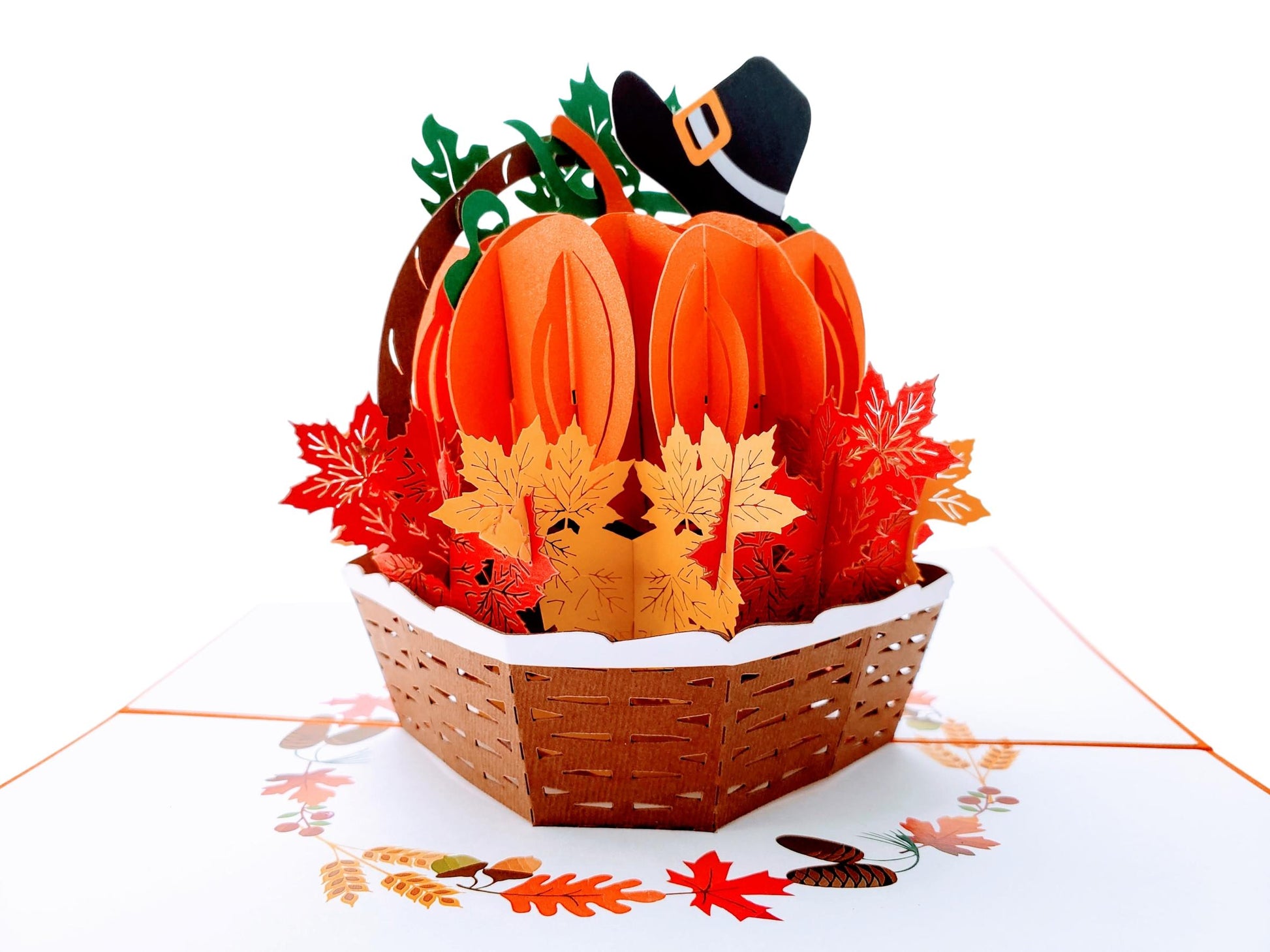 Happy Thanksgiving Pumpkin Pop Up Greeting Card - best deal - Happy Thanksgiving - Thanksgiving - iGifts And Cards