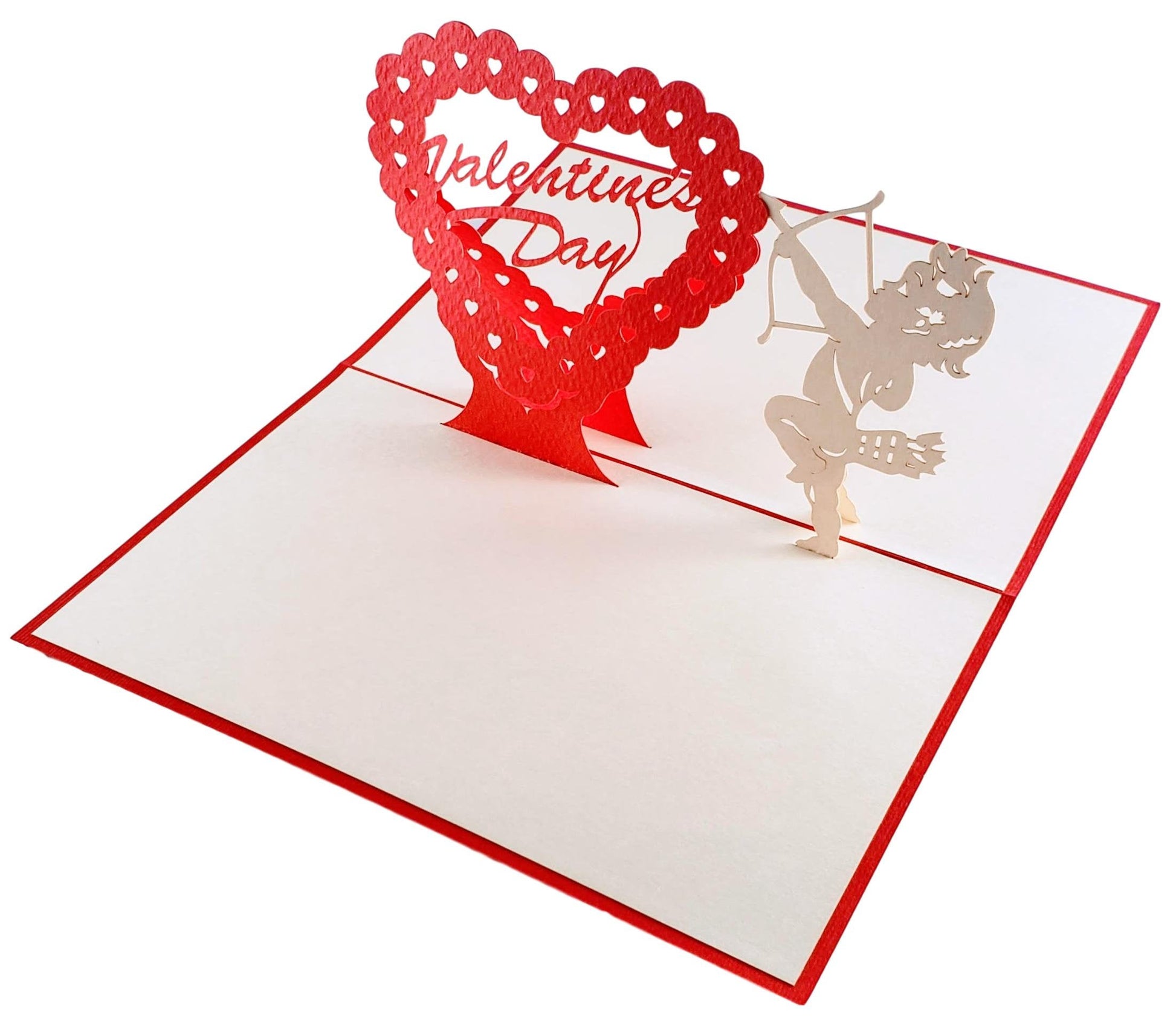 Angel or Cupid, Little Baby Holds a Heart, Valentines Day, Love Angel or Cupid, Little Baby Holds a Heart, Valentines Day, Love
